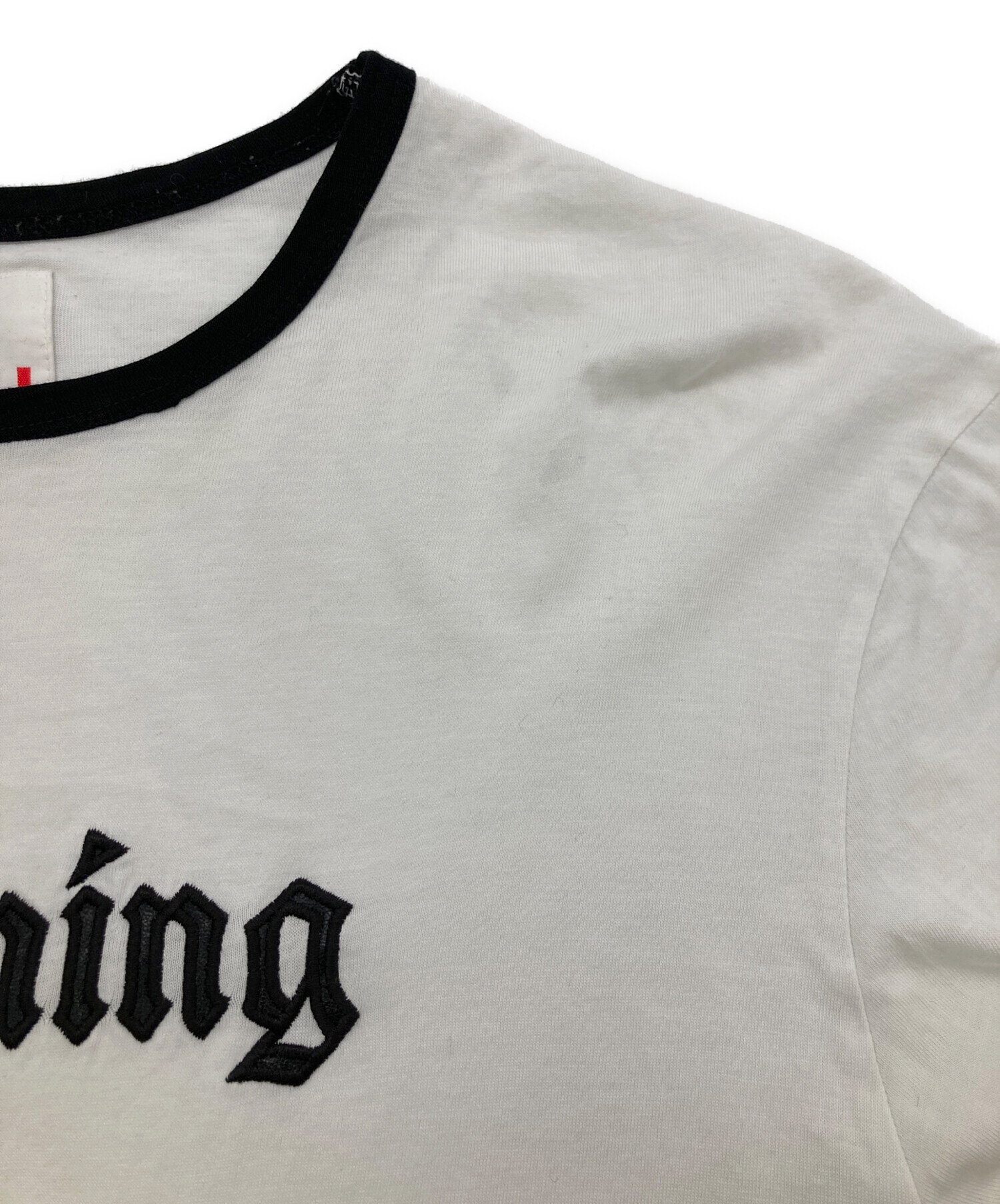 中古・古着通販】ORIMI (オリミ) リンガーTシャツ ホワイト サイズ