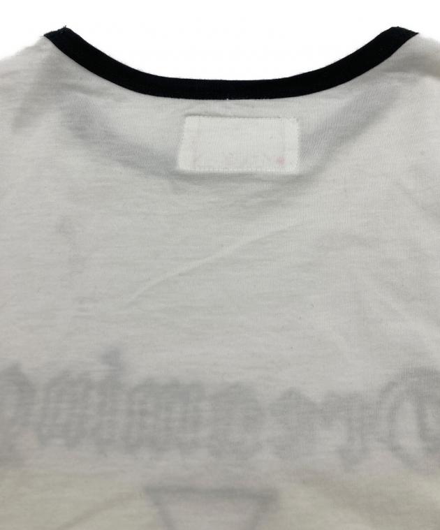 中古・古着通販】ORIMI (オリミ) リンガーTシャツ ホワイト サイズ