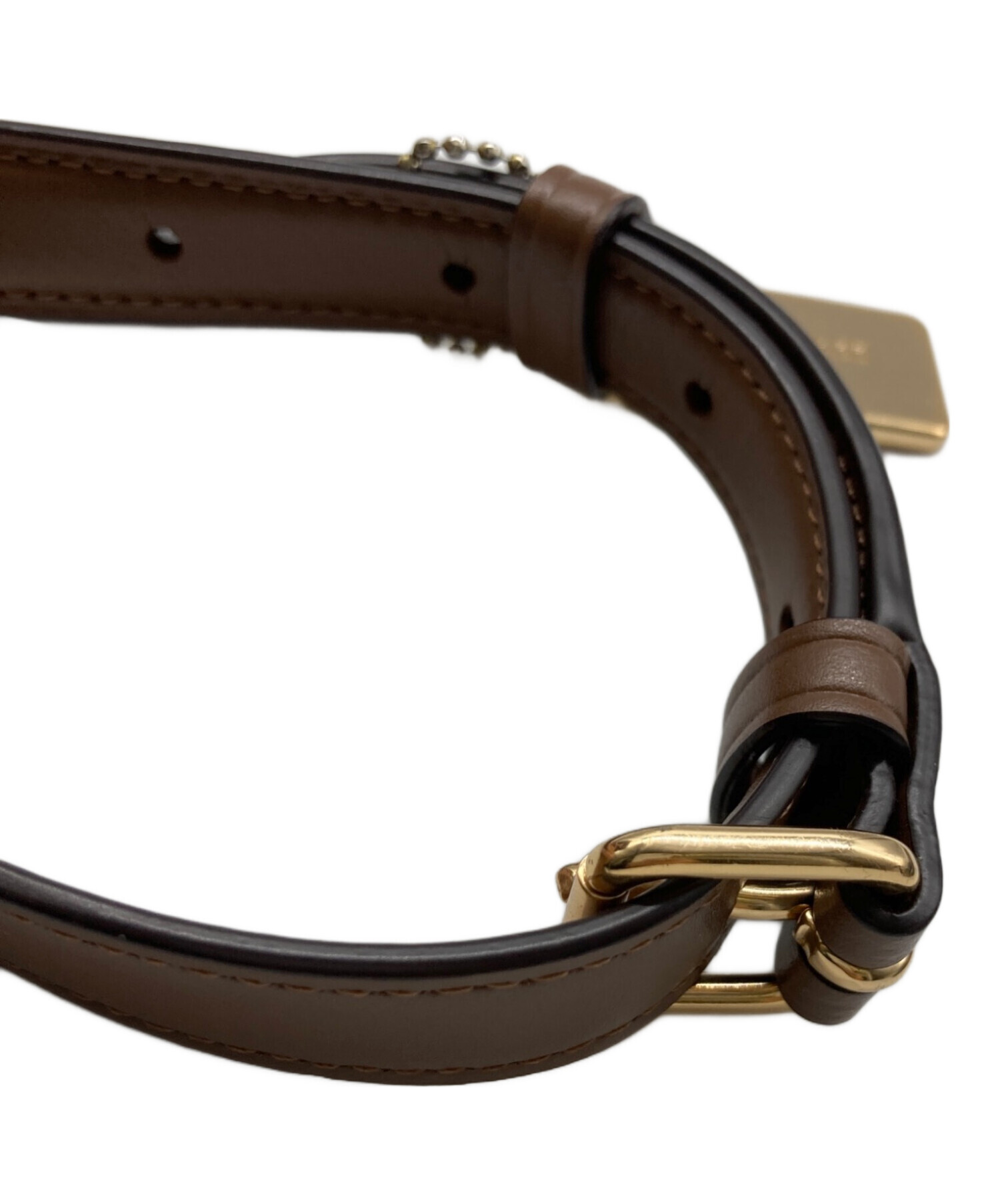 中古・古着通販】COACH (コーチ) ショルダーバッグ ブラウン｜ブランド