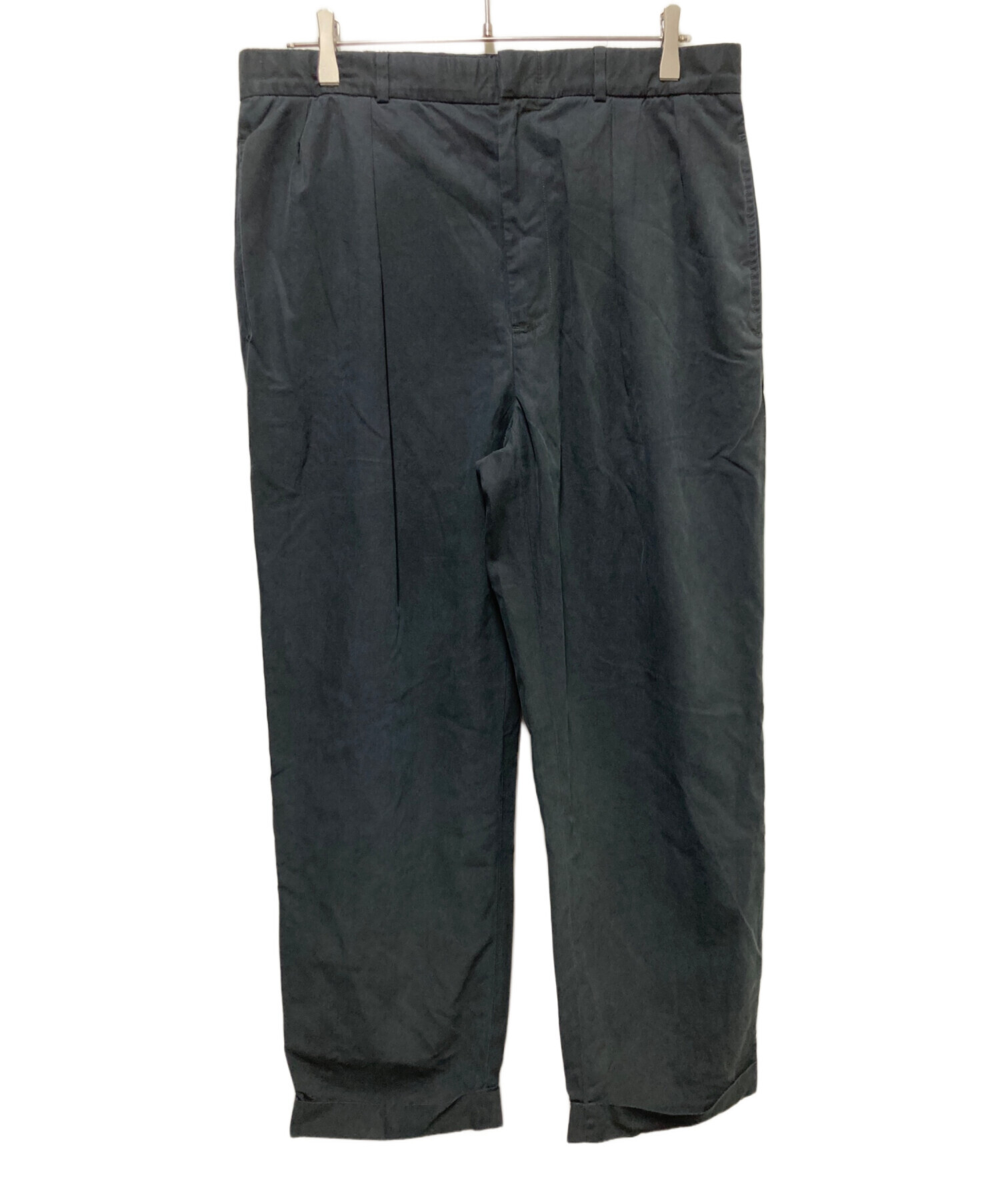 美品 90s ポロラルフローレン スラックス 黒 W33相当 香港製 ビンテージ 中古・古着通販】POLO RALPH LAUREN (ポロ・ラルフローレン) 90s 2