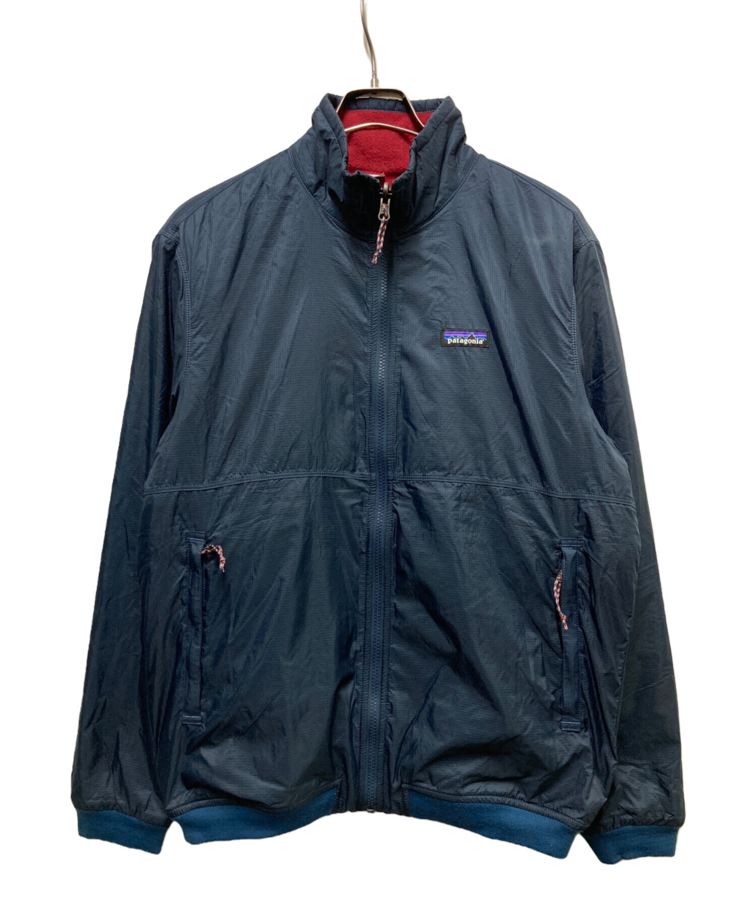 Patagonia ネイビー、ワインレッドリバーシブルジャケット M 中古
