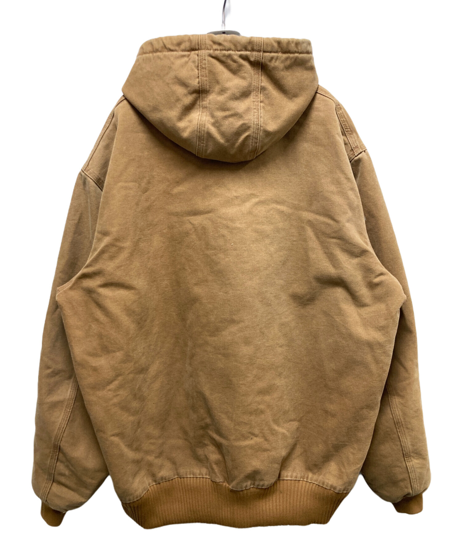 Carhartt フード付きジャケット ベージュ ダッグパーカー 中古・古着通販】CarHartt (カーハート) ダックアクティブパーカー