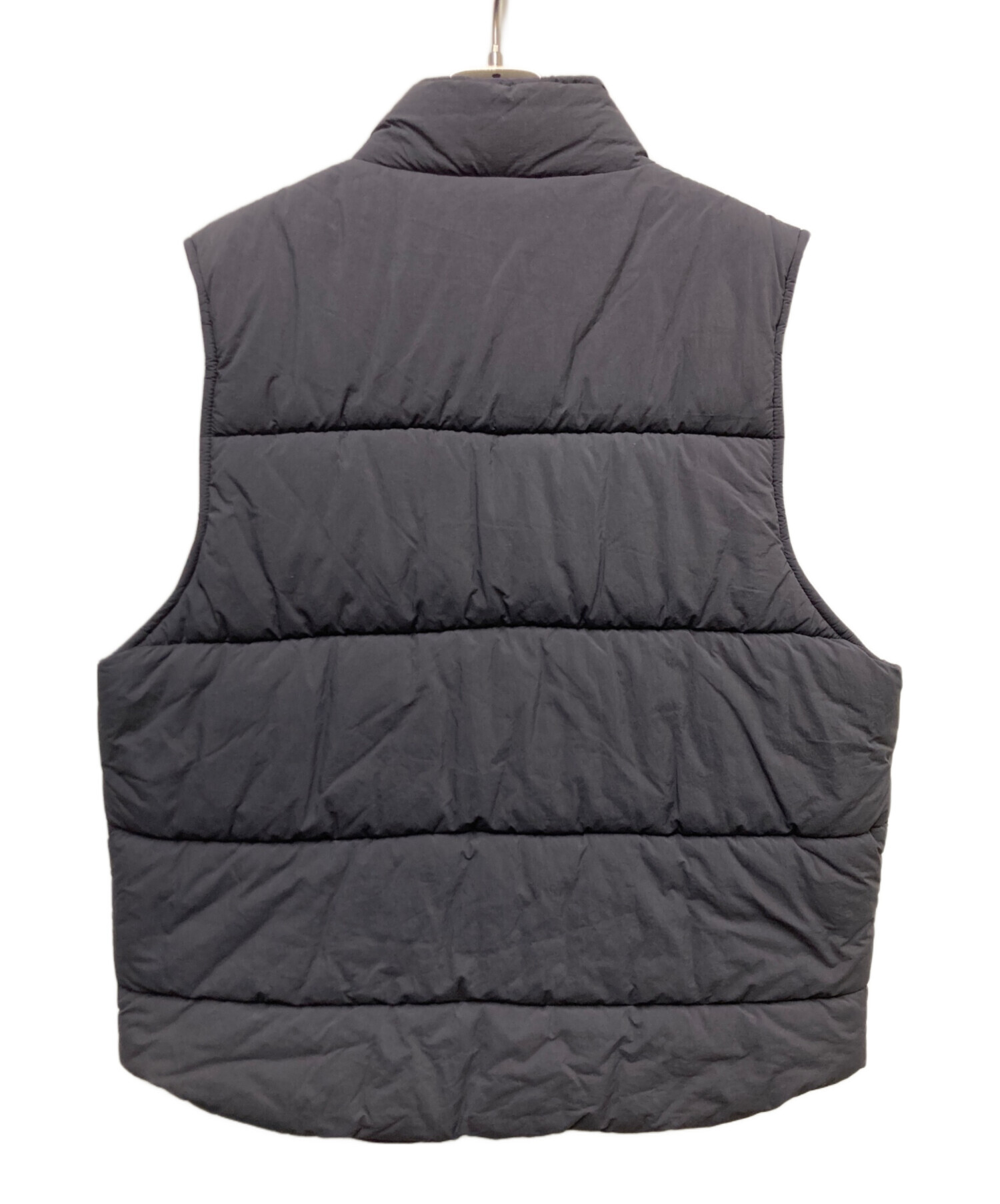 中古・古着通販】SEESEE (シーシー) リバーシブル中綿ベスト ブラック