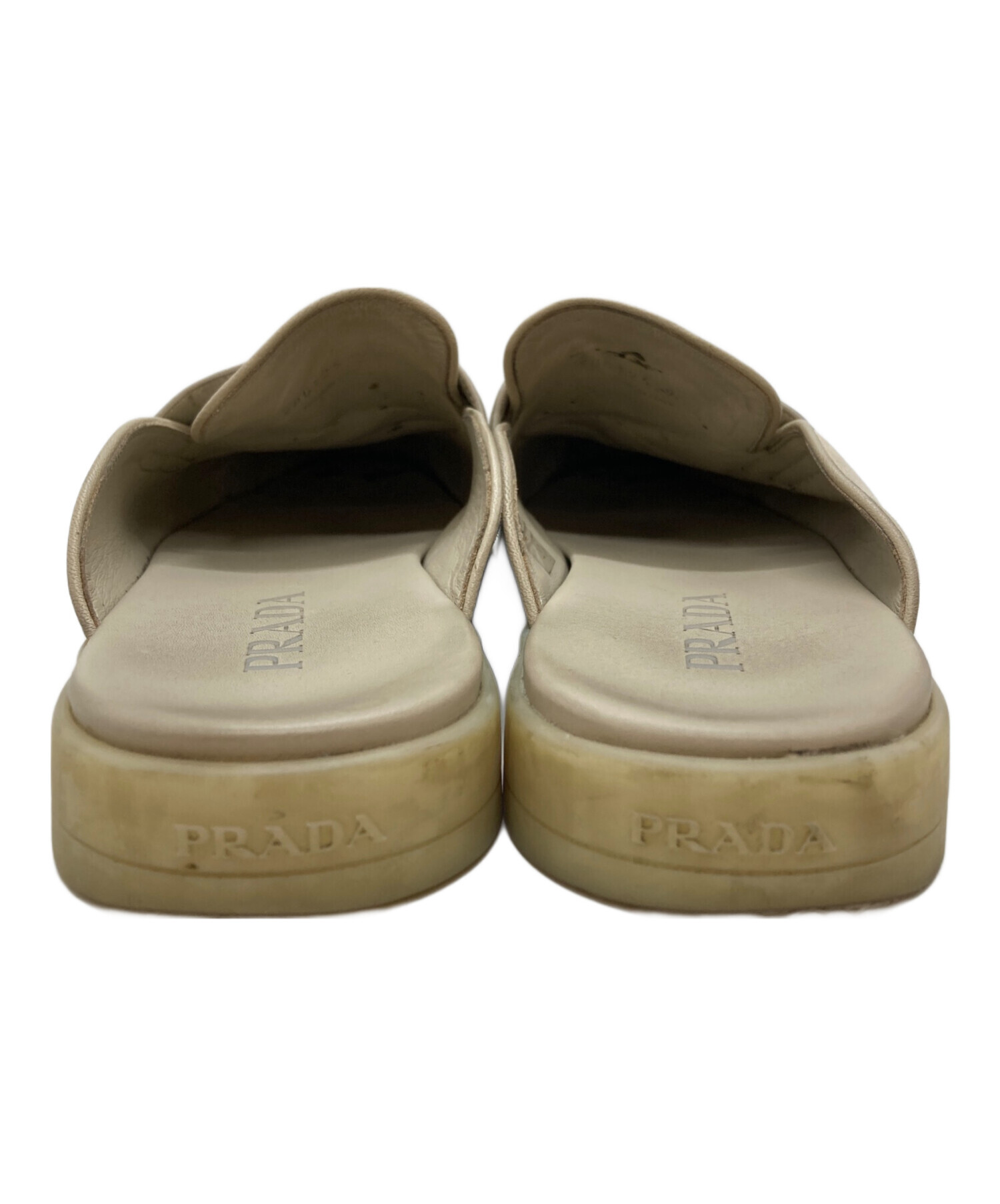 中古・古着通販】PRADA (プラダ) トライアングルプレートレザー
