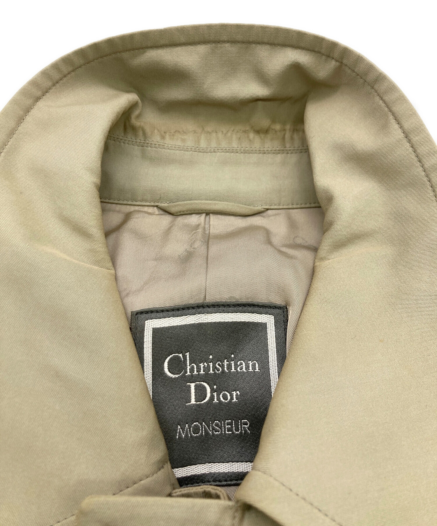 Christian Dior Monsieur ベージュ チェスターコート M 中古・古着通販】Christian Dior MONSIEUR (クリスチャンディオール