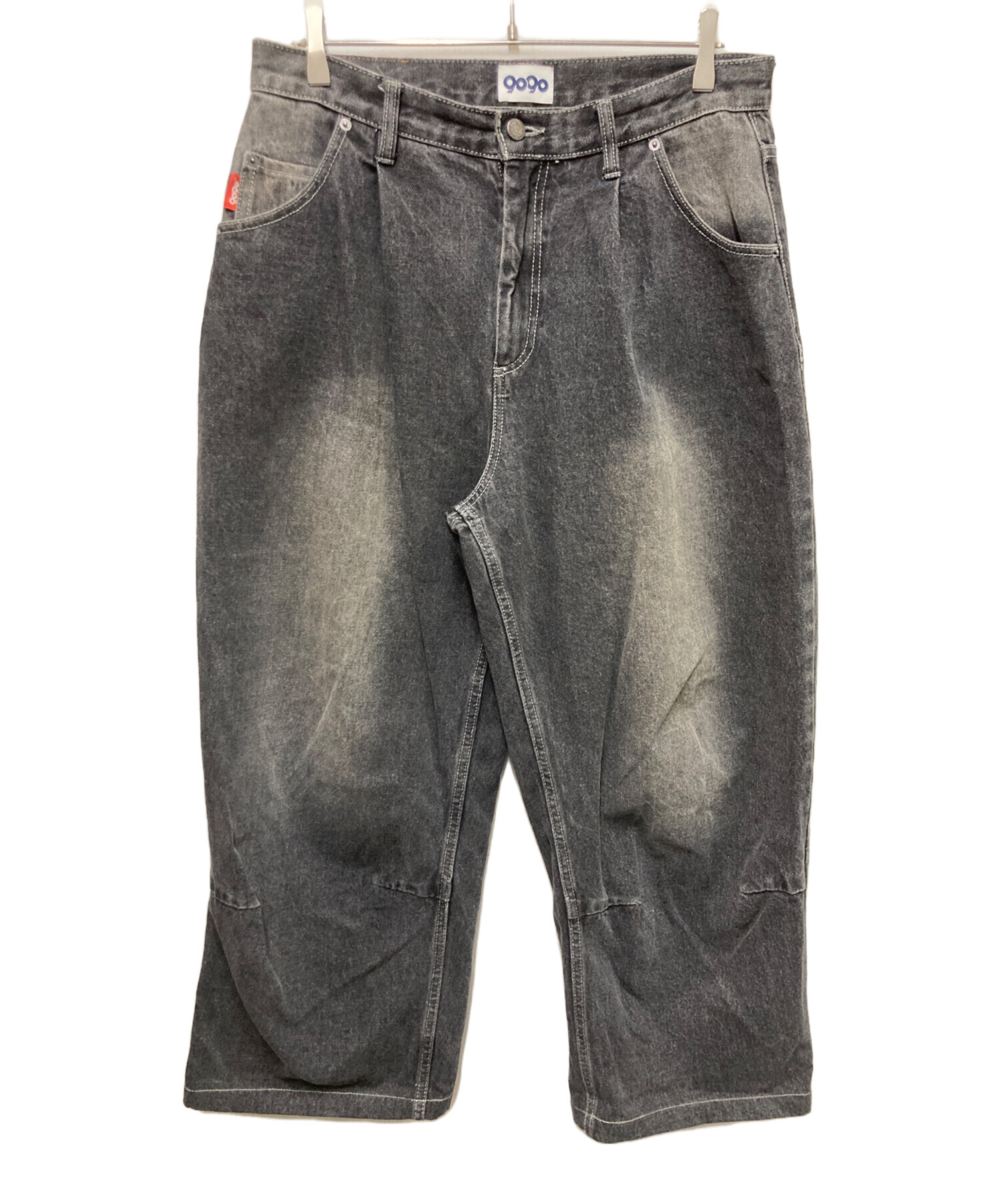 中古・古着通販】9090 (9090) King Logo Buggy Denim Pants ブラック