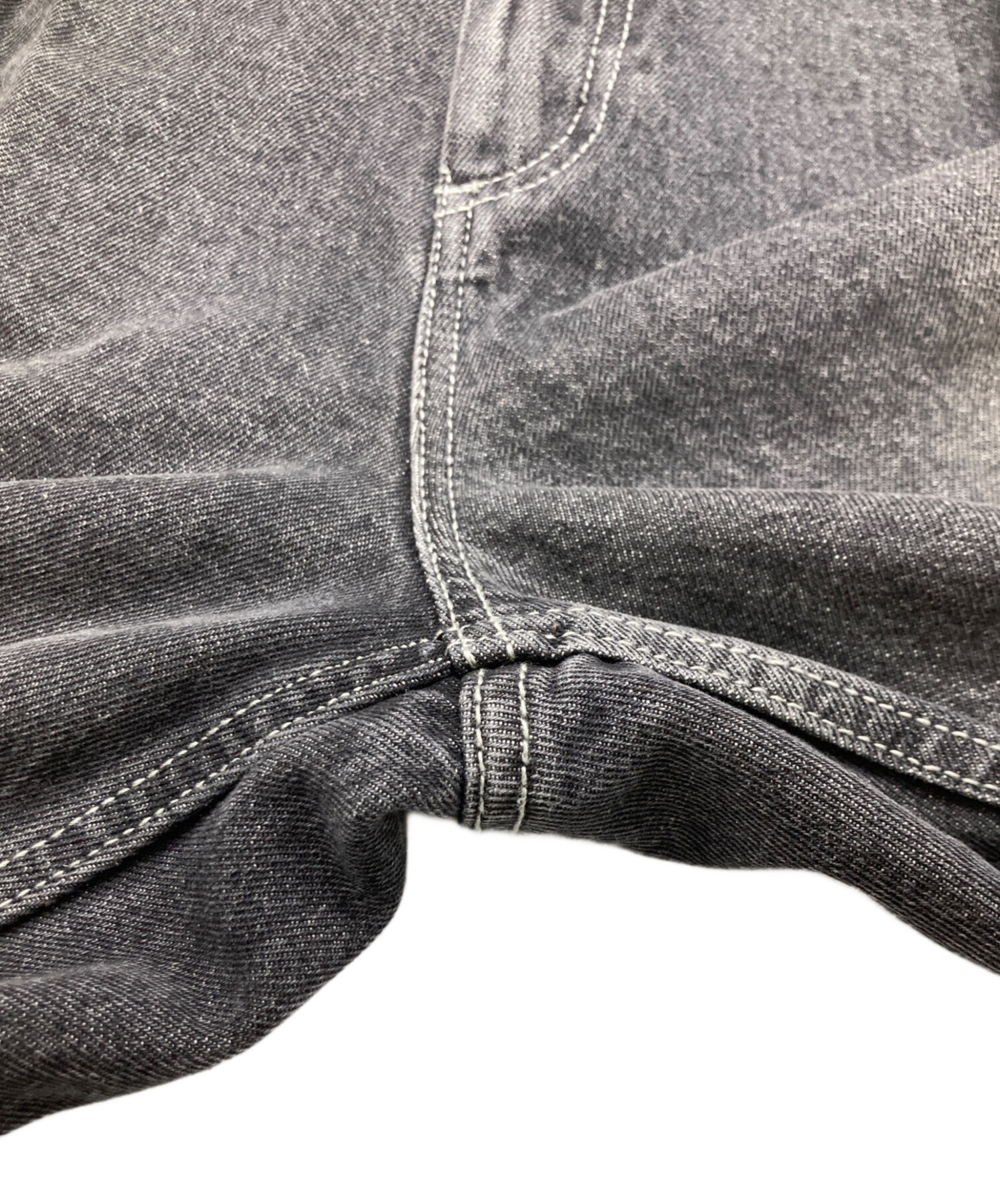 中古・古着通販】9090 (9090) King Logo Buggy Denim Pants ブラック 