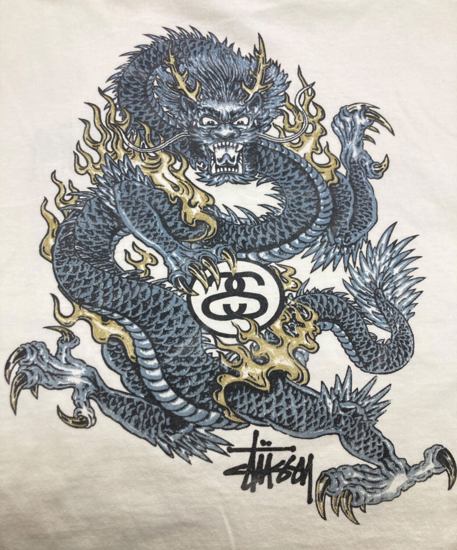 中古・古着通販】stussy (ステューシー) 90s 2代目ドラゴンプリントT