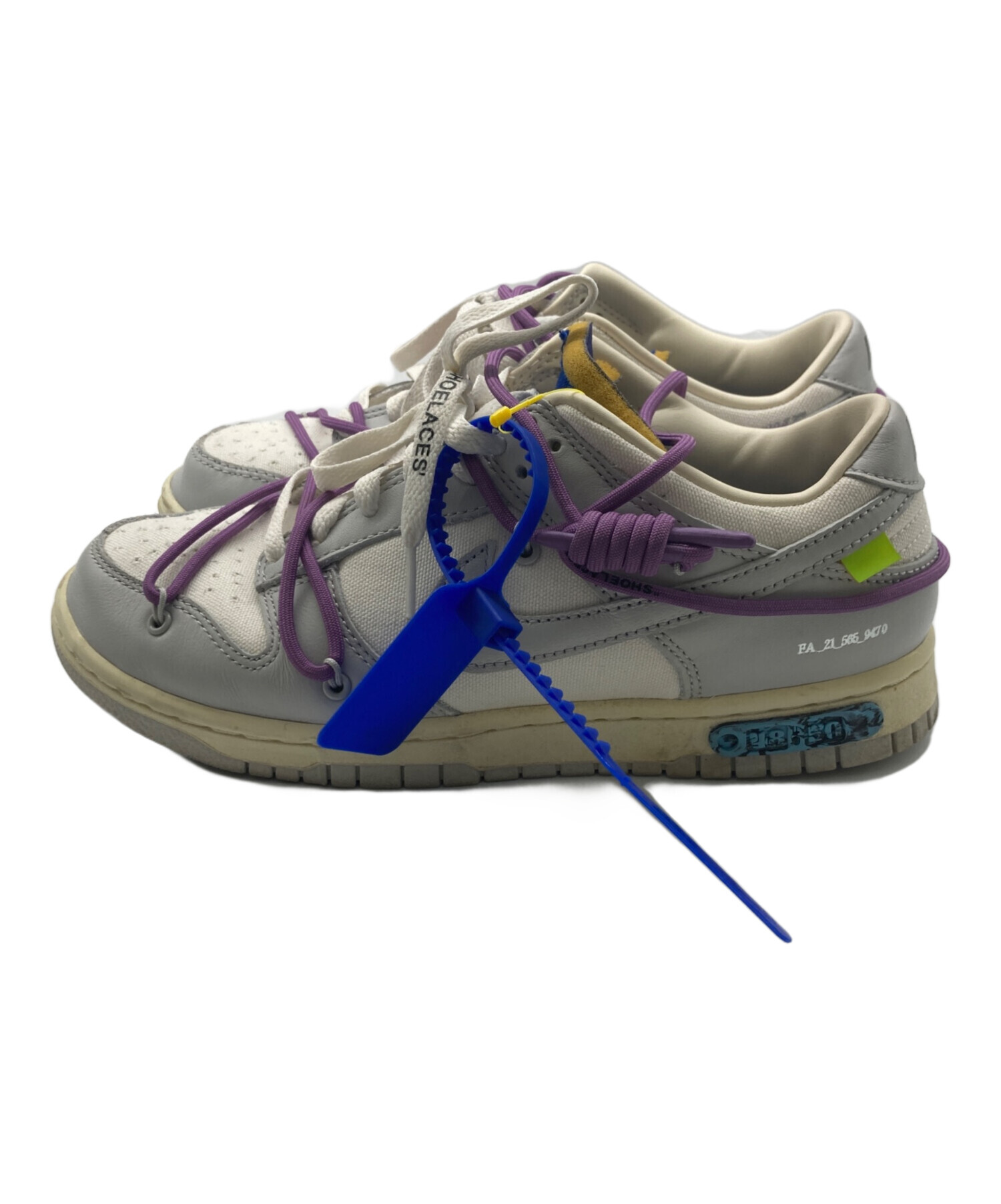 中古・古着通販】NIKE (ナイキ) OFFWHITE (オフホワイト) Dunk Low 1