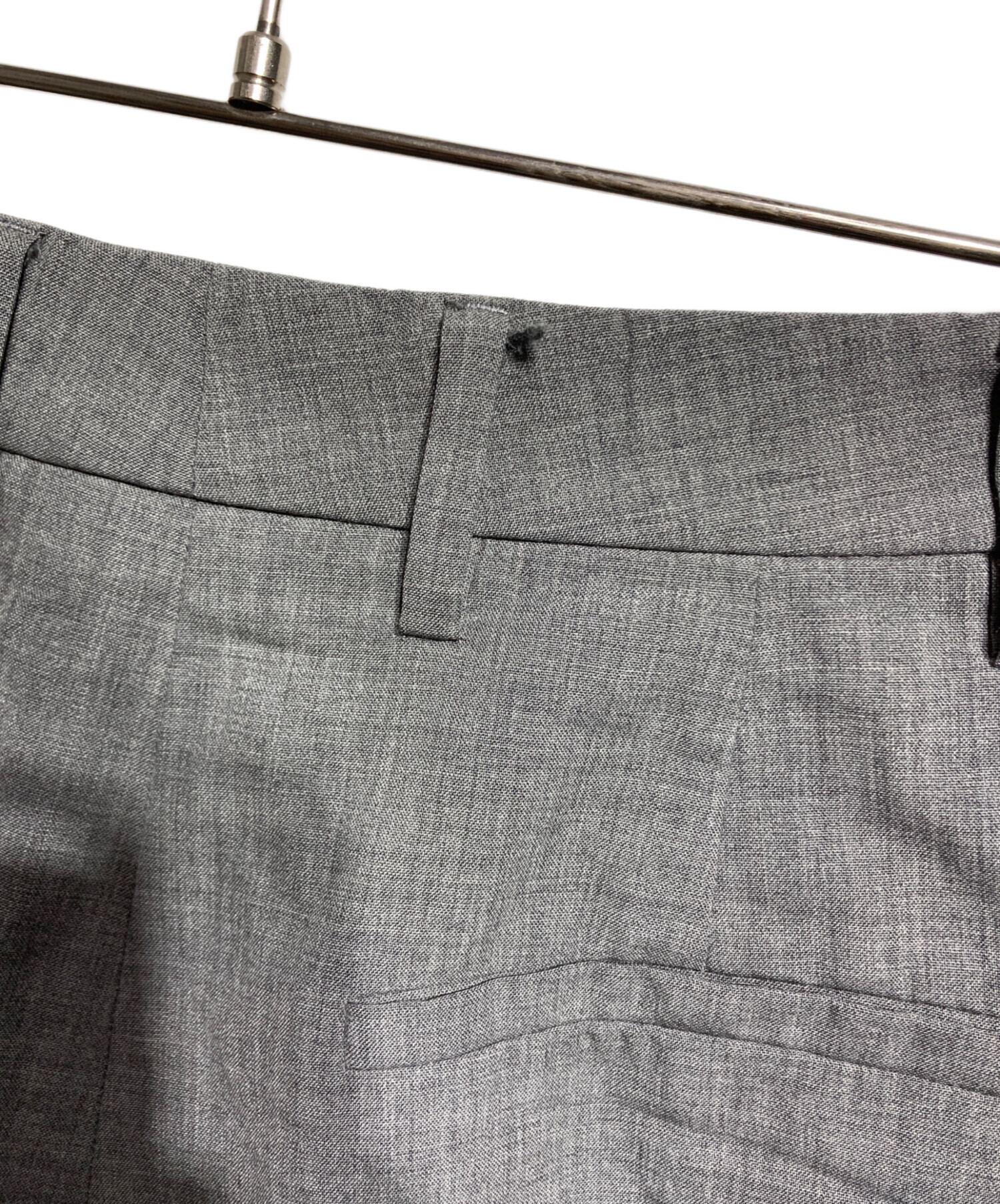 中古・古着通販】PRADA (プラダ) 2タックスラックス グレー サイズ:38