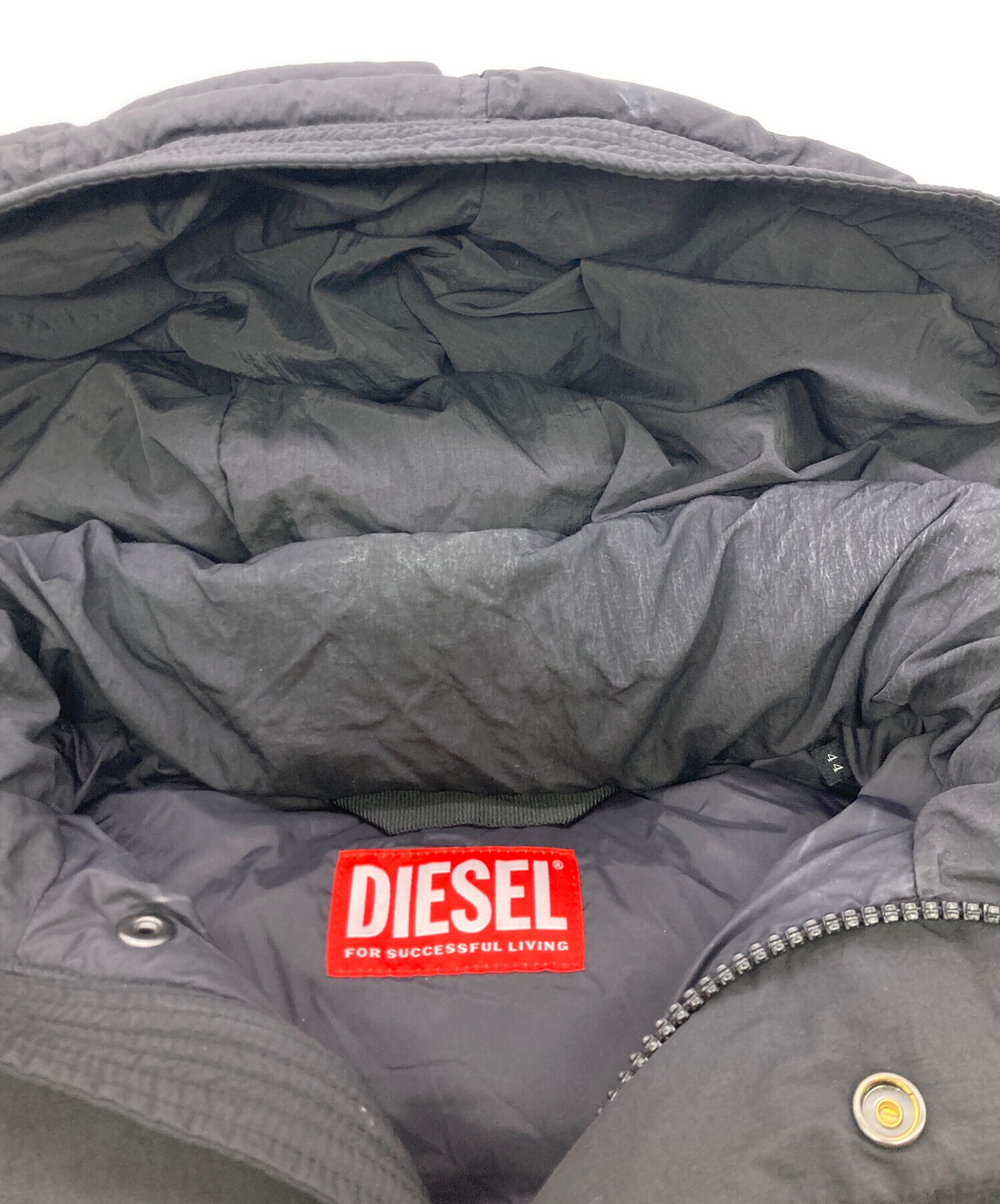 中古・古着通販】DIESEL (ディーゼル) フード付きダウンベスト