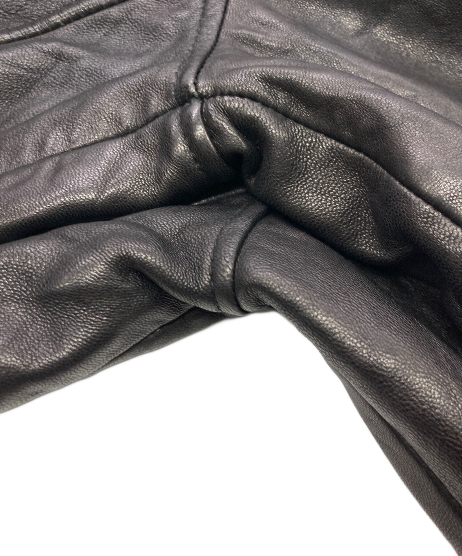 中古・古着通販】DOCKERS (ドッカーズ) レザージャケット ブラック