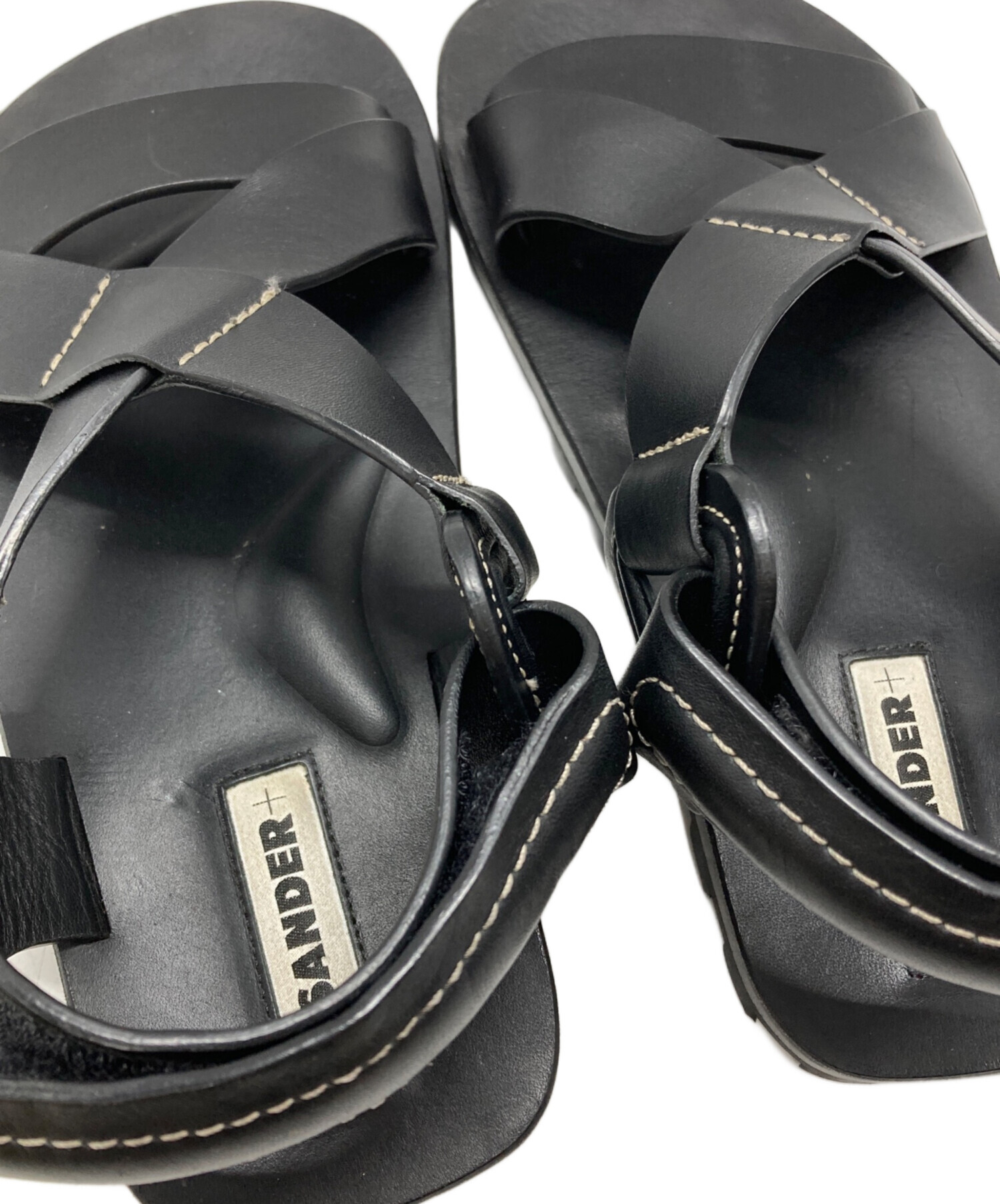中古・古着通販】JIL SANDER (ジルサンダー) レザースポーツサンダル