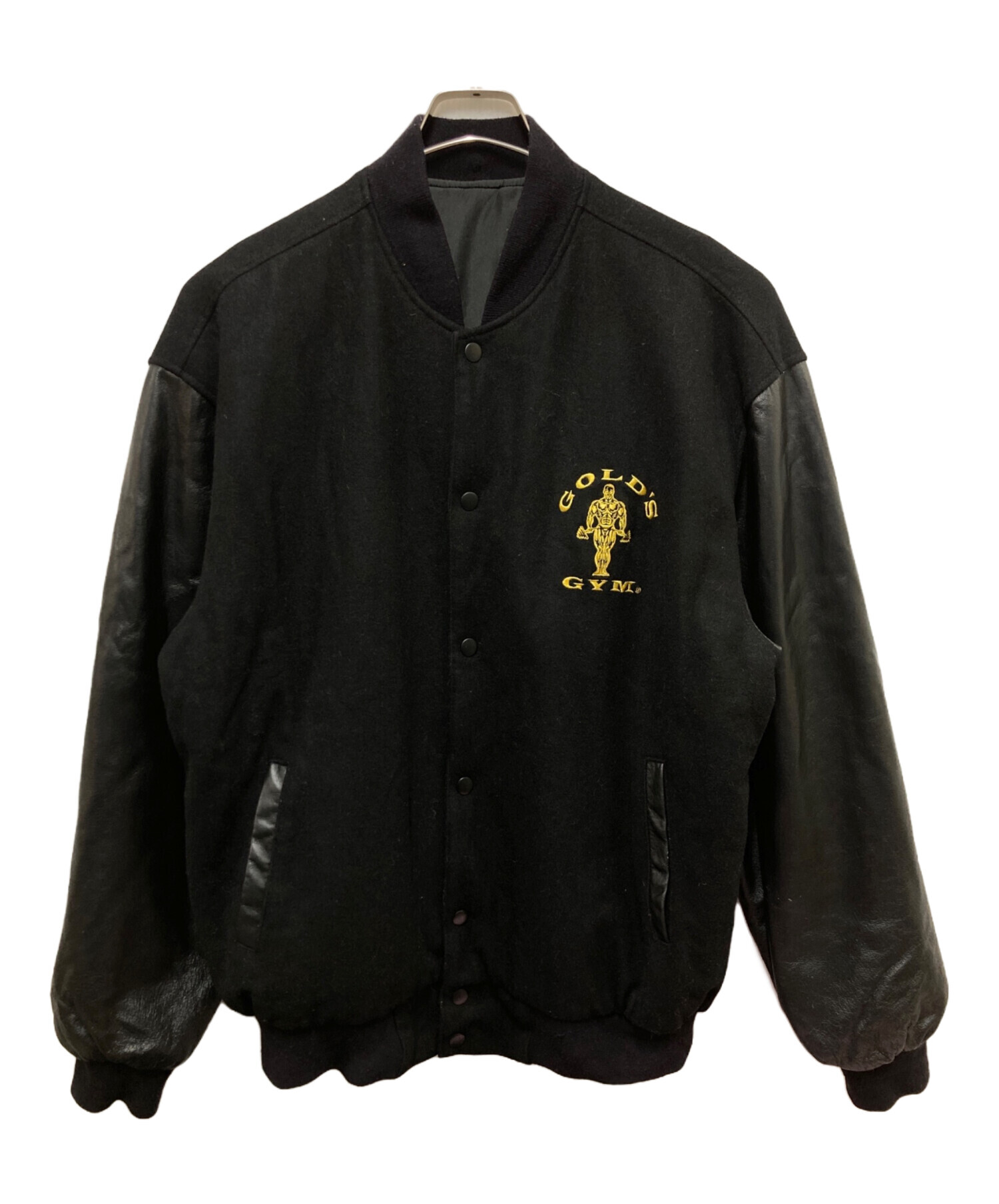 中古・古着通販】GOLD'S GYM (ゴールドジム) 袖レザースタジャン