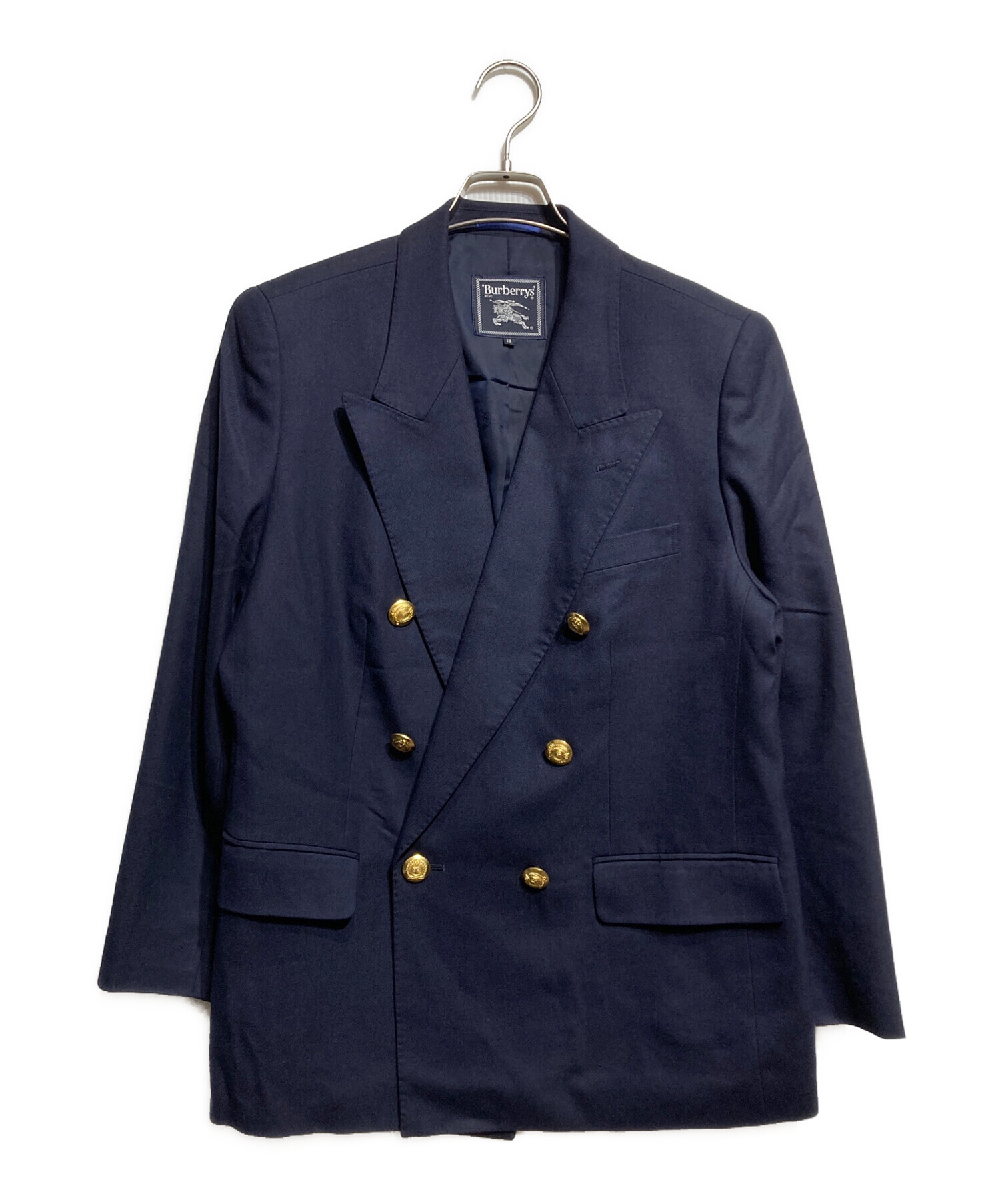 バーバリーズ BURBERRYS　スーツ スリーピース A7　濃紺　XL位 中古・古着通販】Burberry's (バーバリーズ) 紺ブレセットアップ/Navy