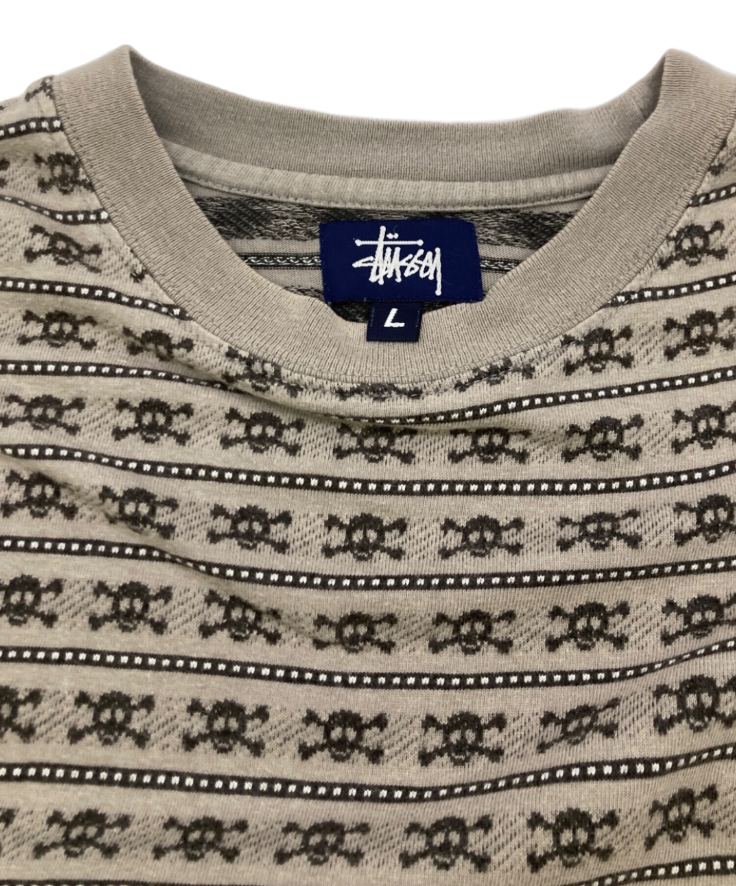 中古・古着通販】stussy (ステューシー) 90-00s スカル ジャガード