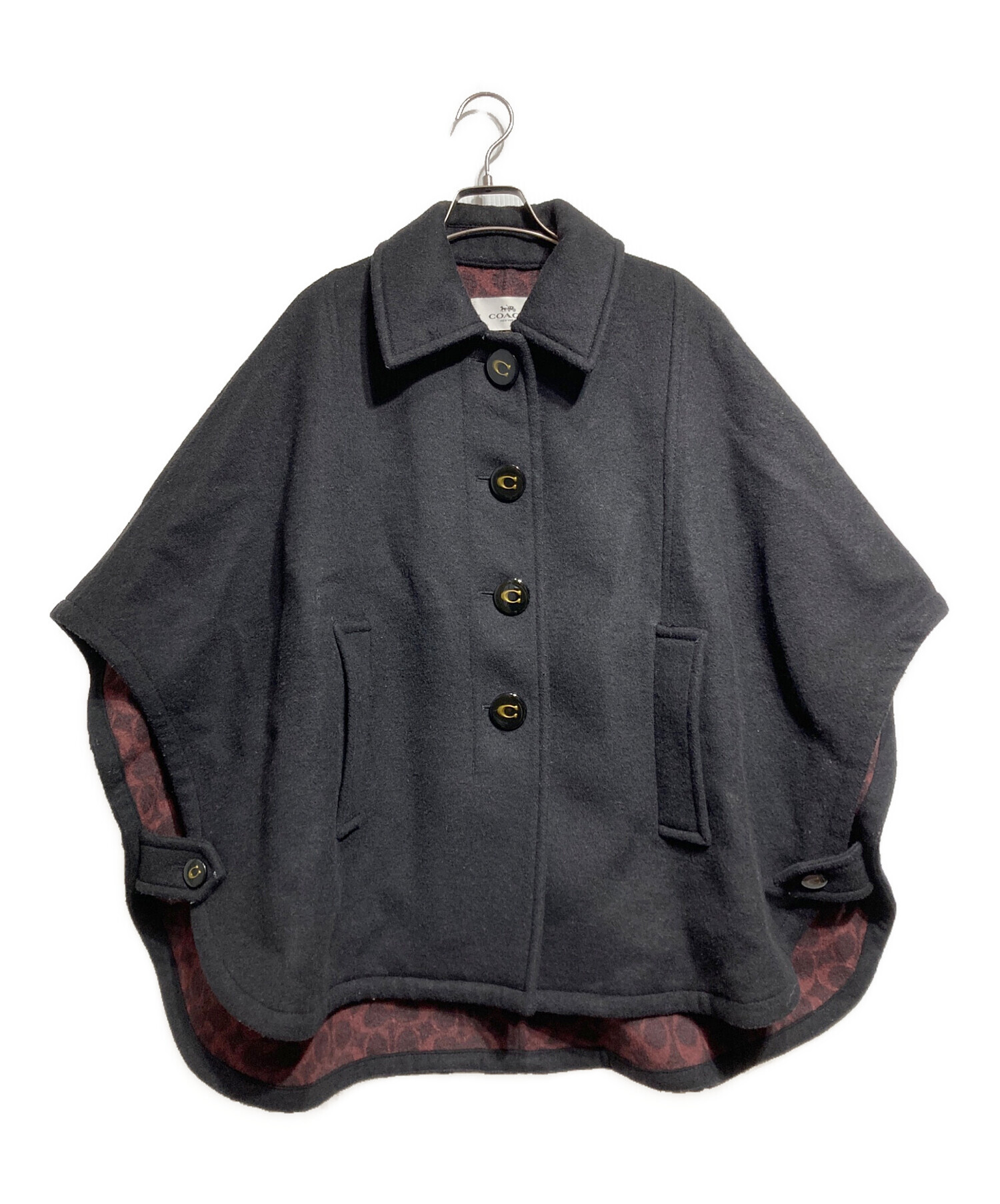 中古・古着通販】COACH (コーチ) ケープポンチョコート/ Cape Poncho