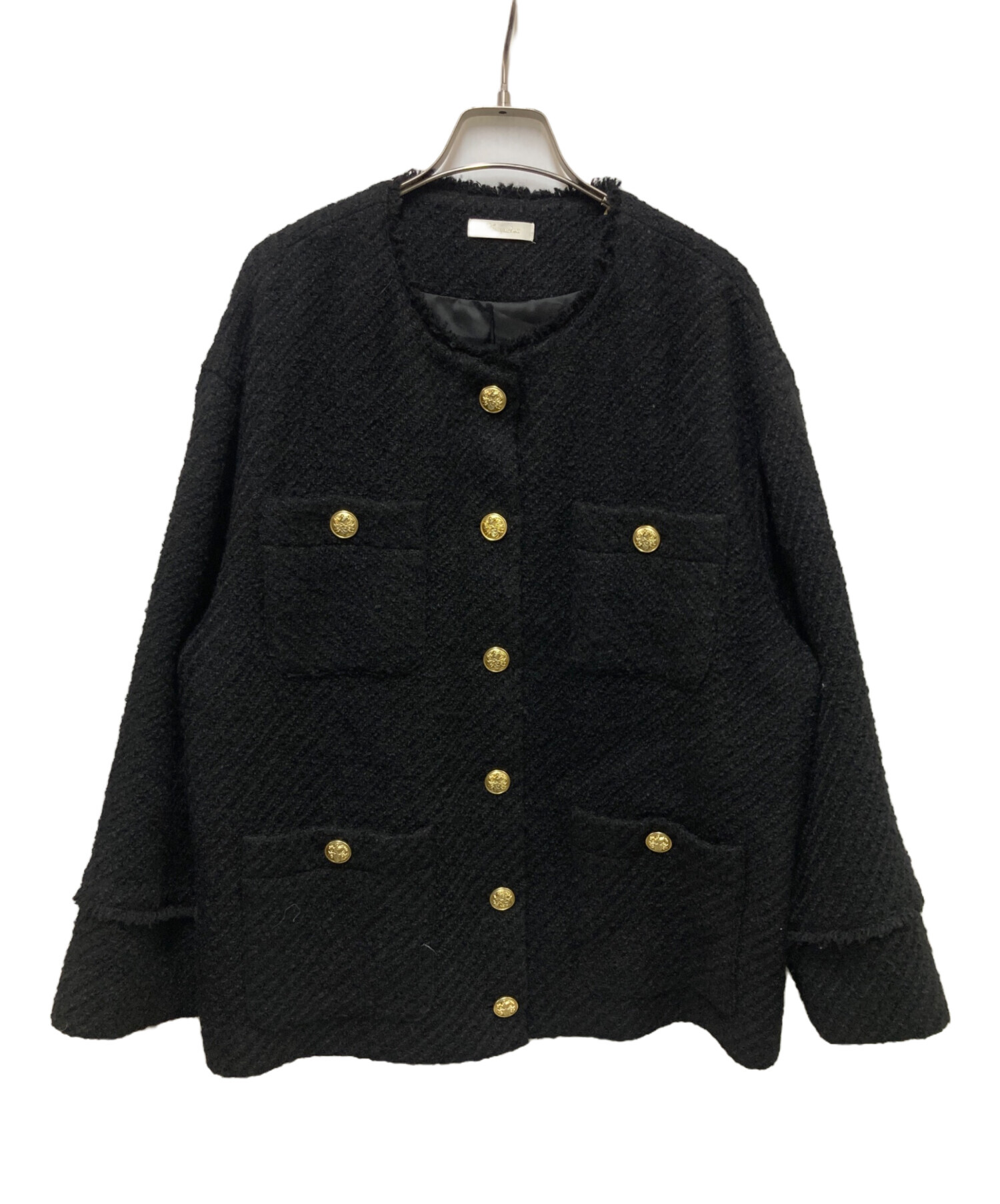 中古・古着通販】Loungedress (ラウンジドレス) ツイードジャケット