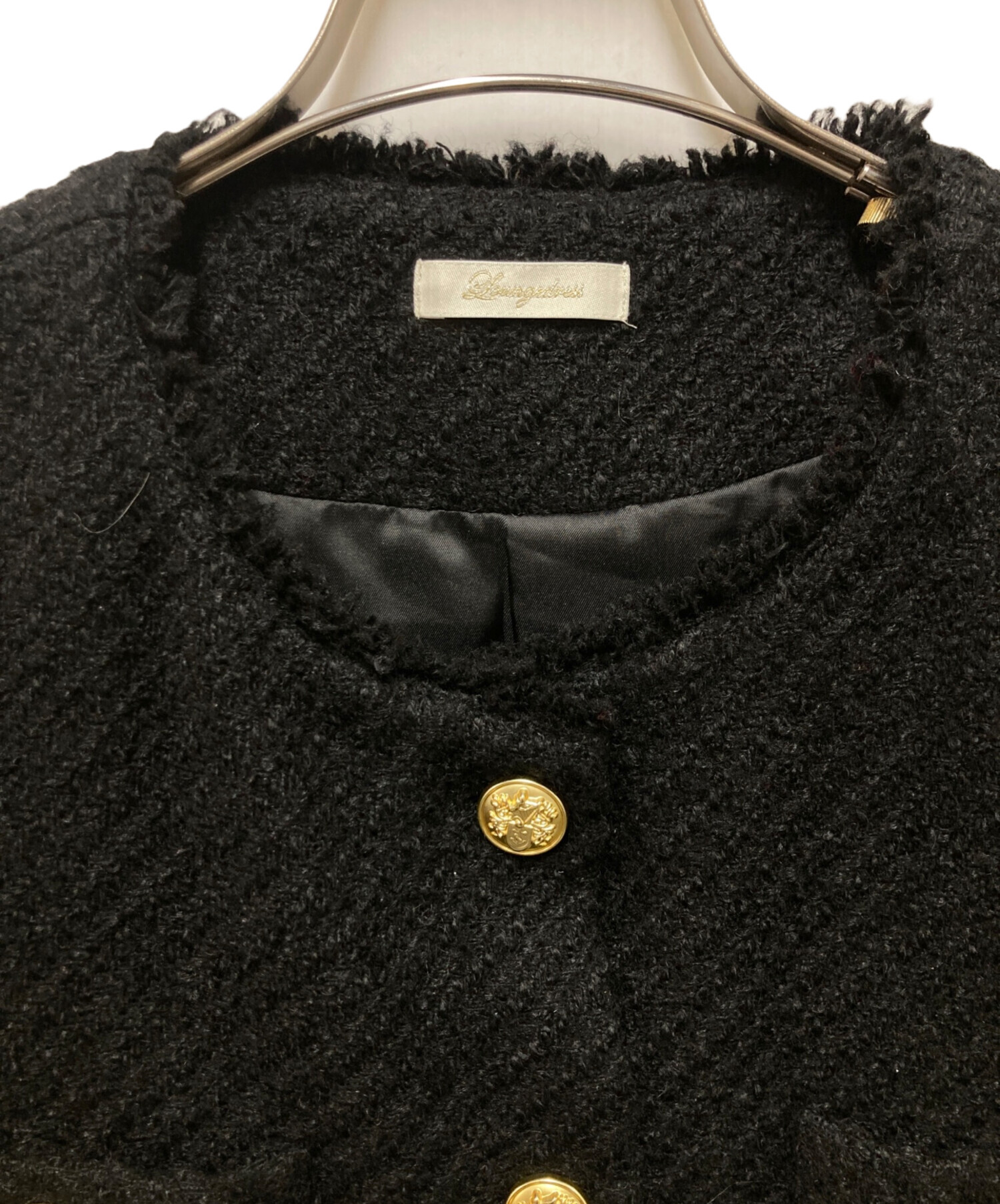 中古・古着通販】Loungedress (ラウンジドレス) ツイードジャケット