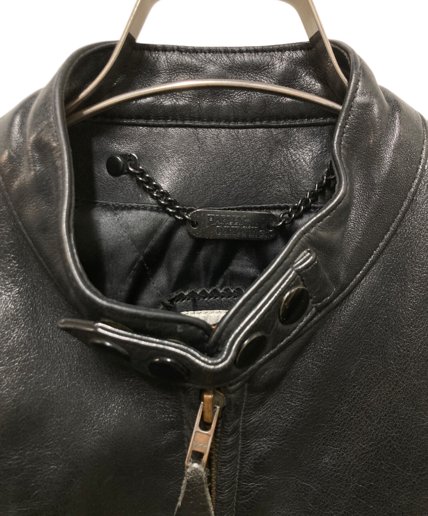 90s Harley Davidson シングルライダースジャケット 38 美品 中古・古着通販】HARLEY-DAVIDSON (ハーレーダビッドソン) 80s-90s