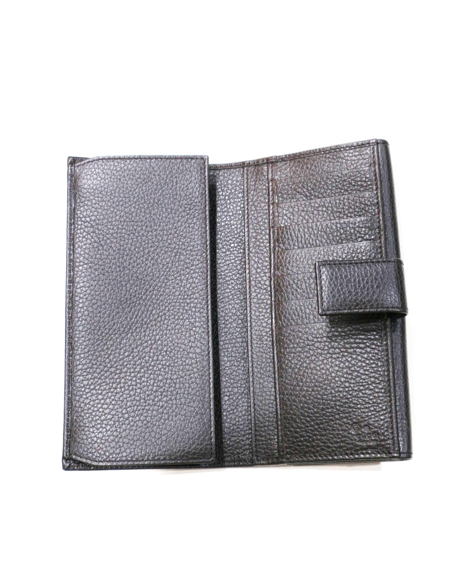 中古・古着通販】GUCCI (グッチ) 長財布 ブラウン GG 231843 2143