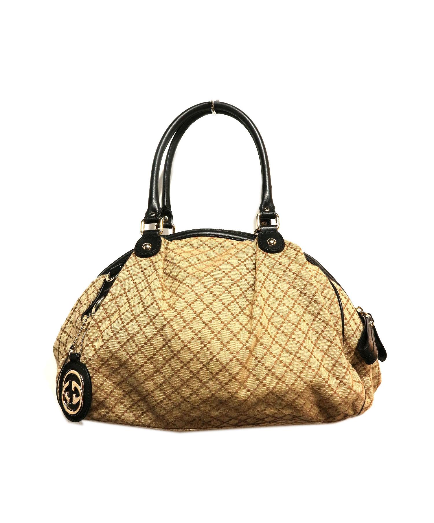 中古・古着通販】GUCCI (グッチ) 2WAYスーキートートバッグ ベージュ