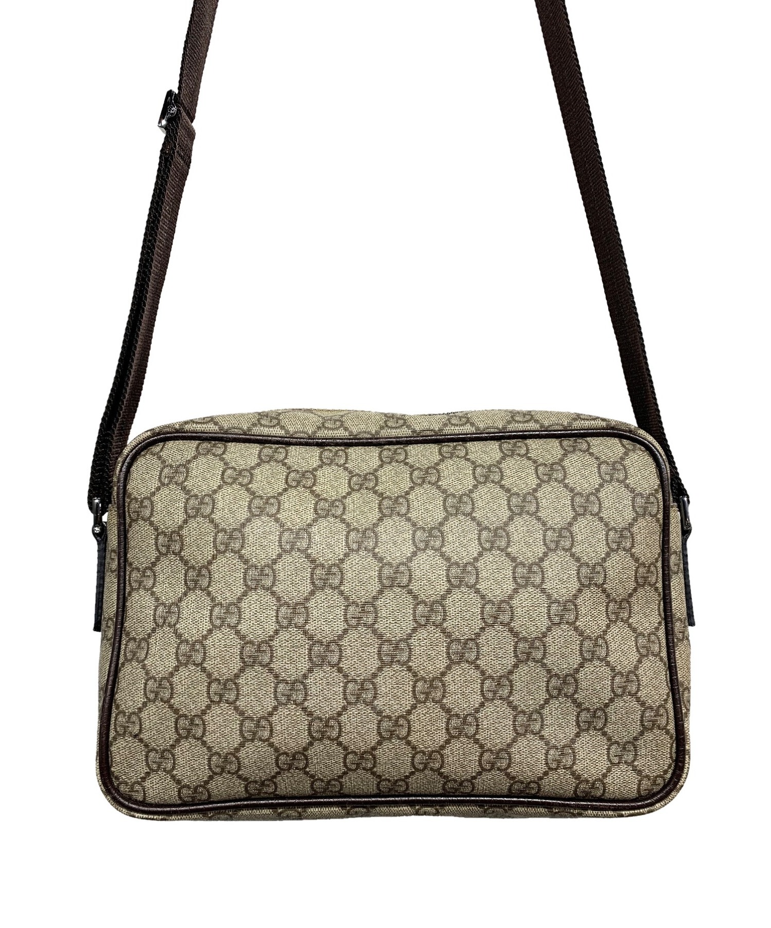 中古・古着通販】GUCCI (グッチ) ショルダーバッグ ベージュ GG PLUS 
