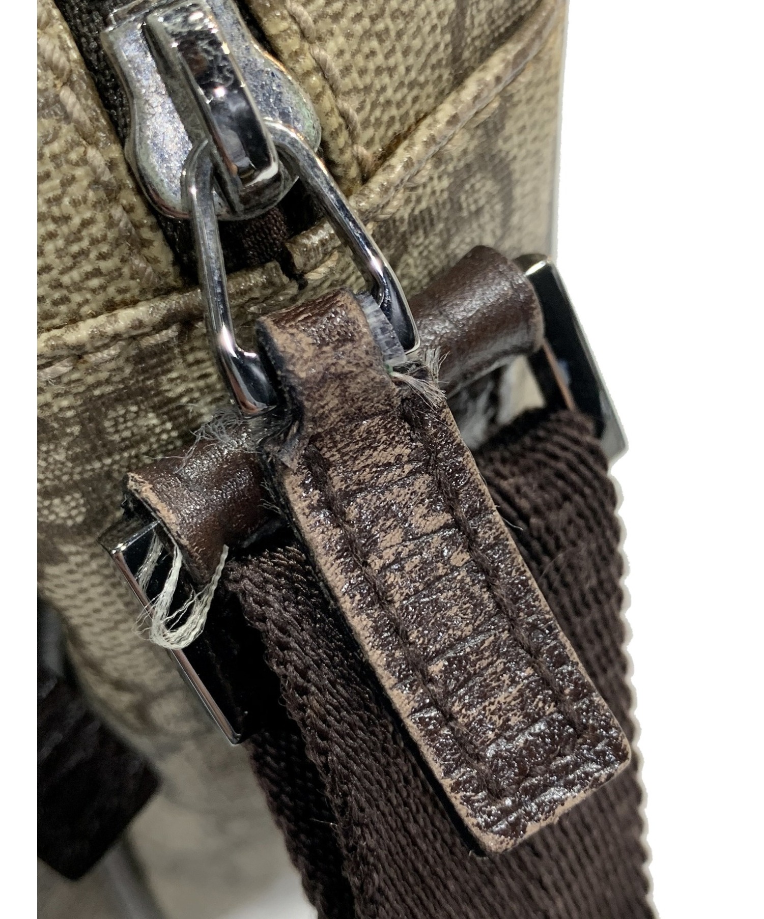 中古・古着通販】GUCCI (グッチ) ショルダーバッグ ベージュ GG PLUS 