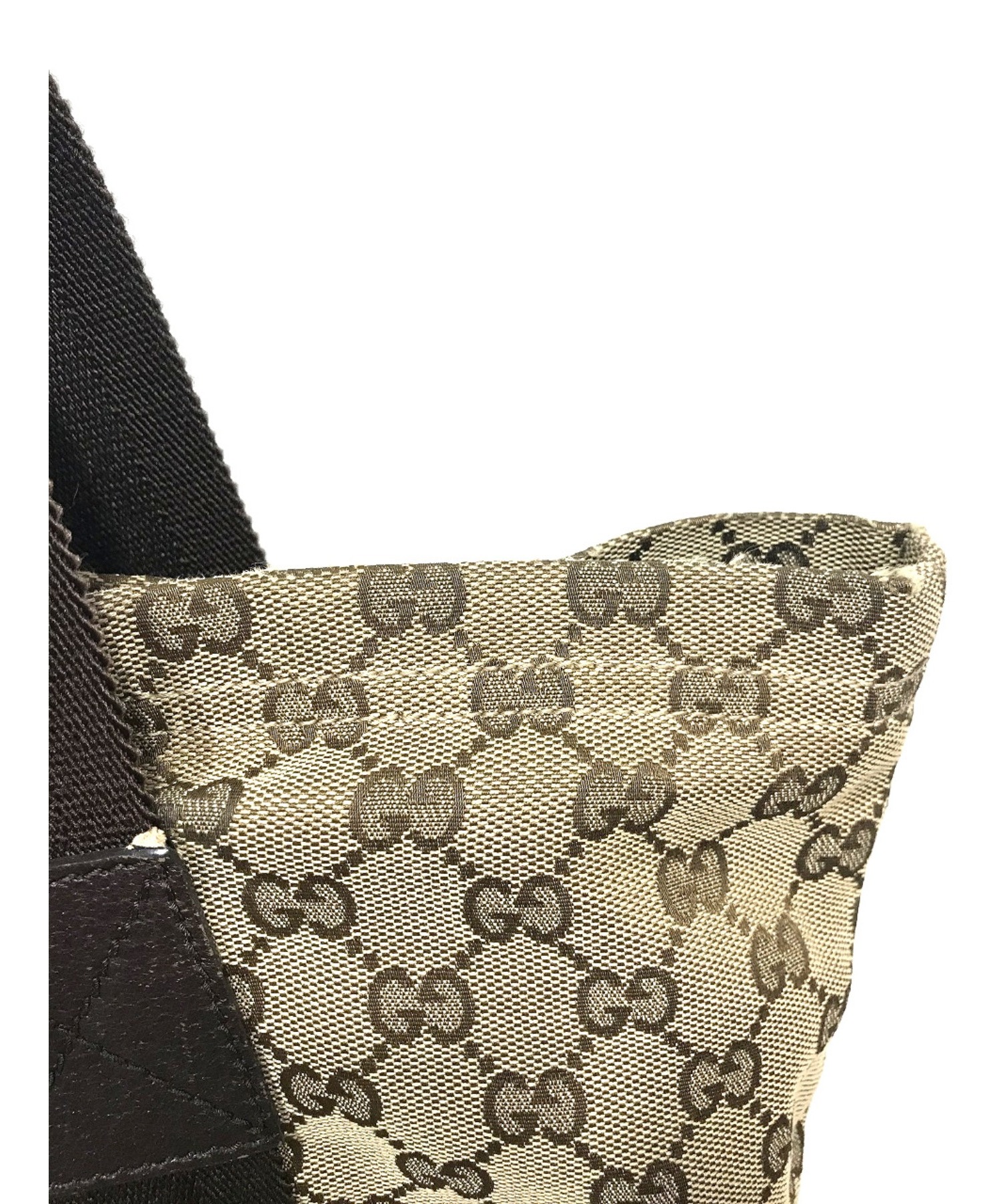 中古・古着通販】GUCCI (グッチ) キャンバストートバッグ ベージュ GG