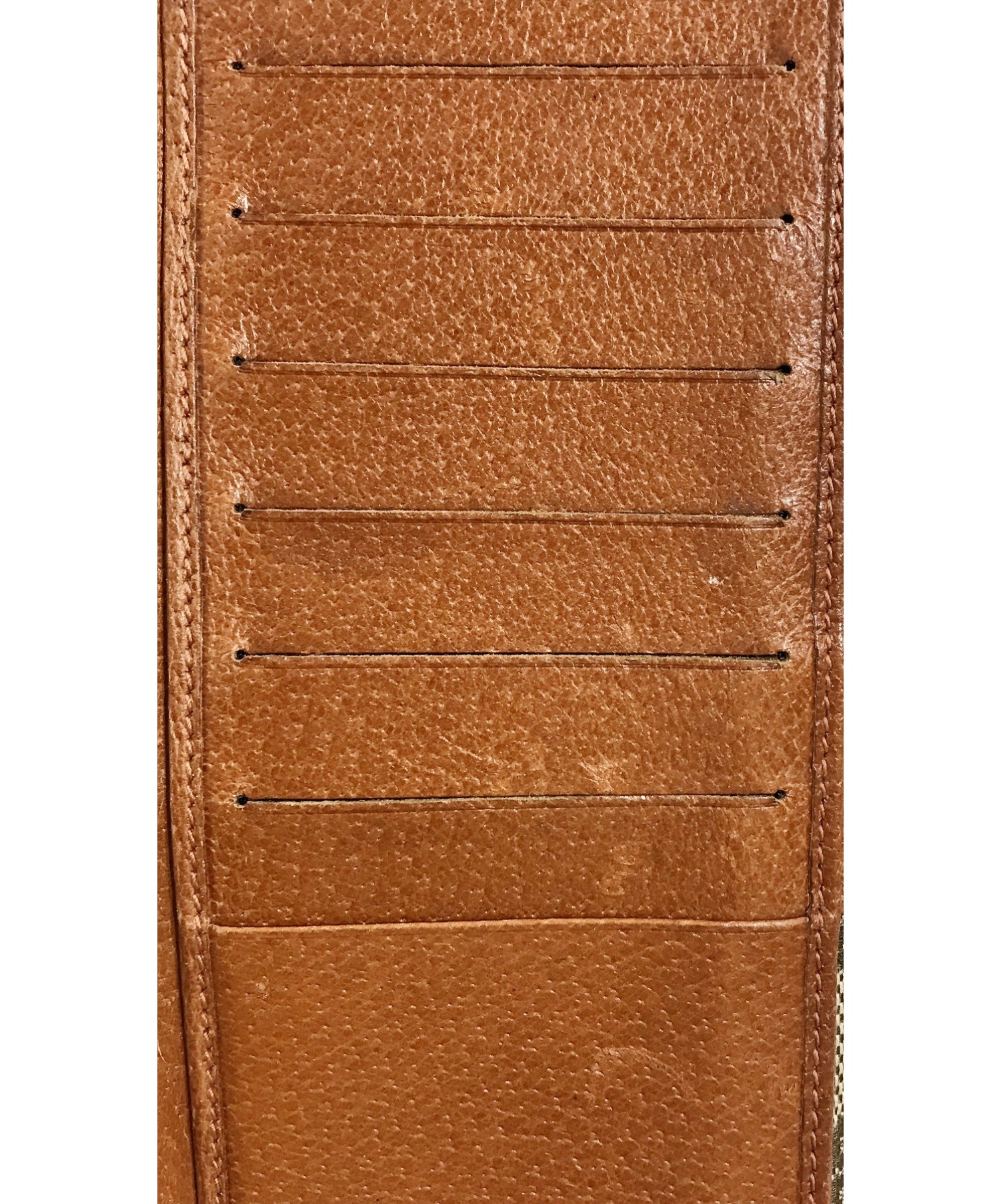 中古・古着通販】GUCCI (グッチ) 2つ折り財布 ブラウン GGキャンバス