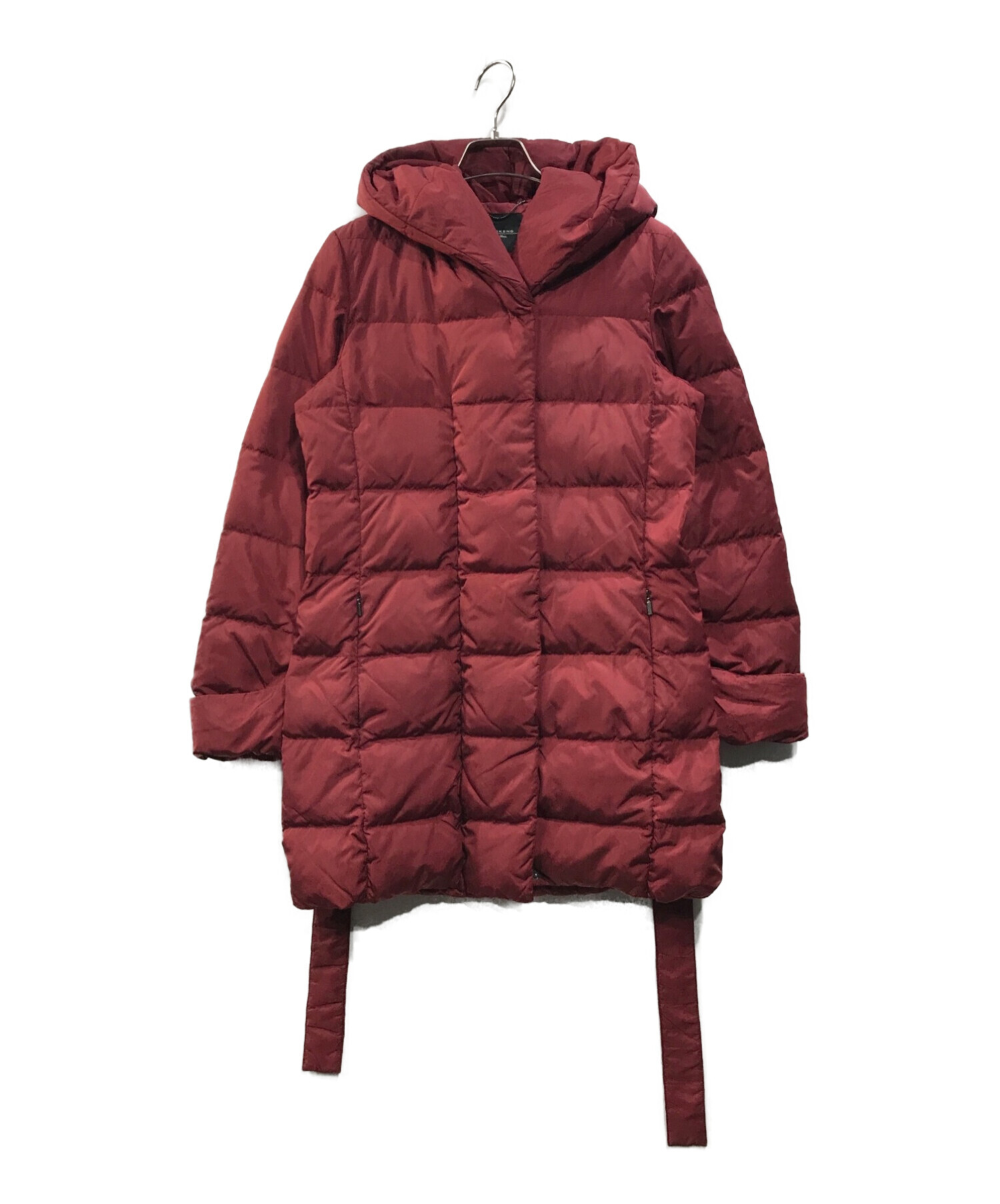 中古・古着通販】MaxMara (マックスマーラ) ダウンコート レッド 中古・古着通販】MaxMara (マックスマーラ) ダウンコート レッド