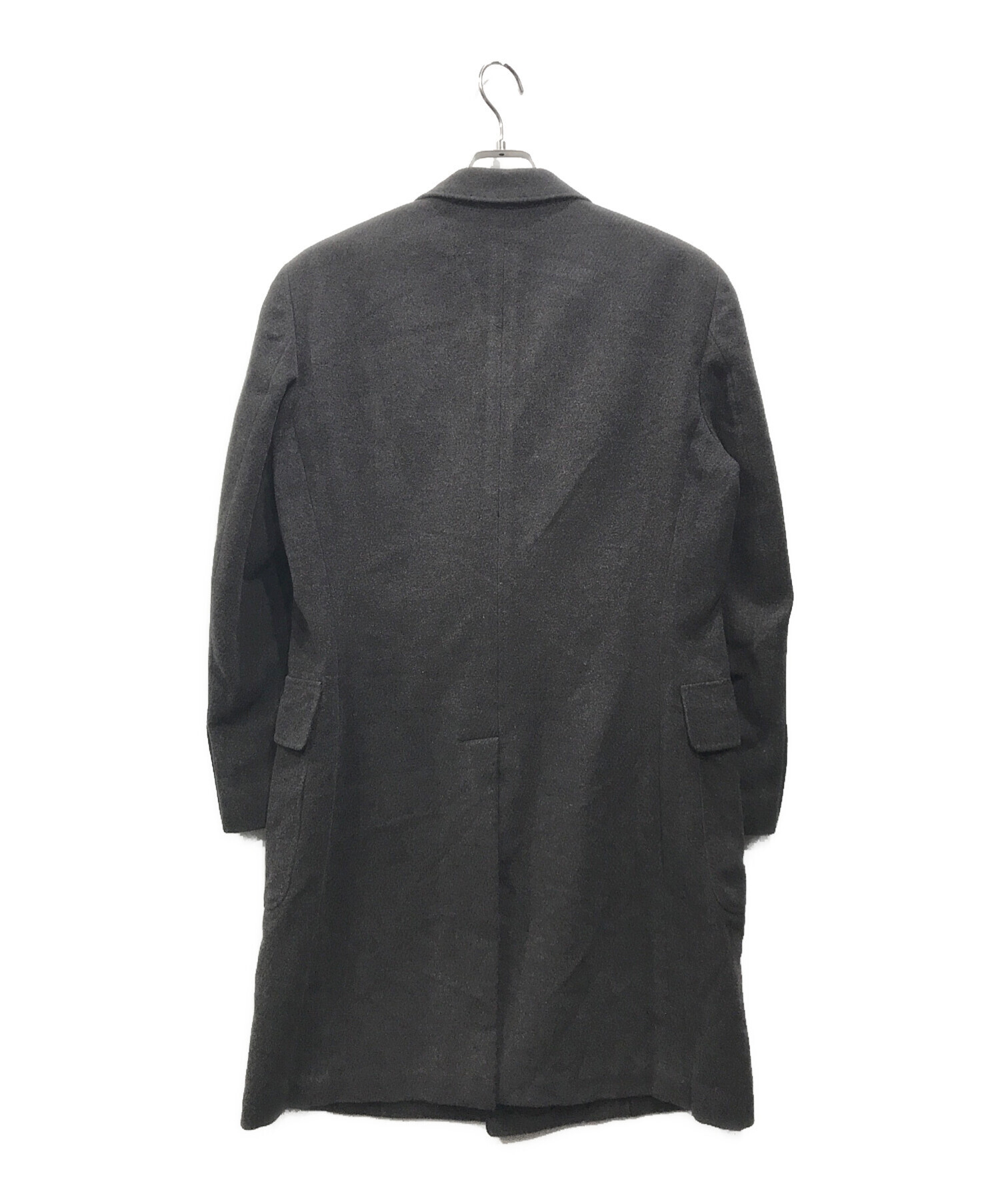 エディフィス チェスターコート サイズ42 中古・古着通販】VALDITARO (ヴァルディターロ) EDIFICE (エディフィス