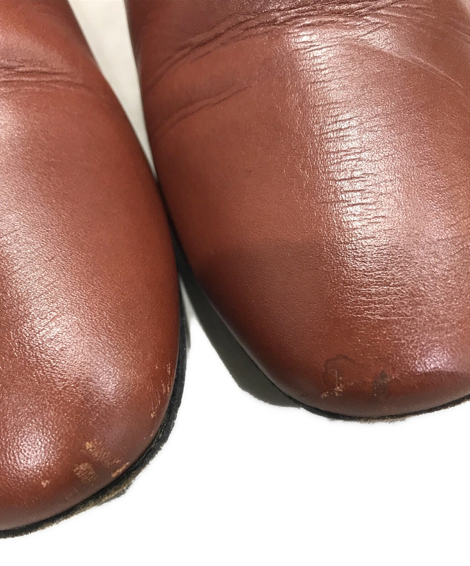 中古・古着通販】PELLICO (ペリーコ) サイドジップブーツ ブラウン