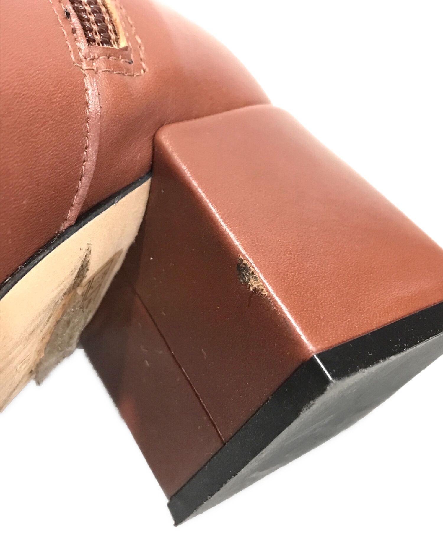 PELLICO ペリーコ ブーツ レディース 【古着】【中古】 中古・古着通販】PELLICO (ペリーコ) サイドジップブーツ ブラウン