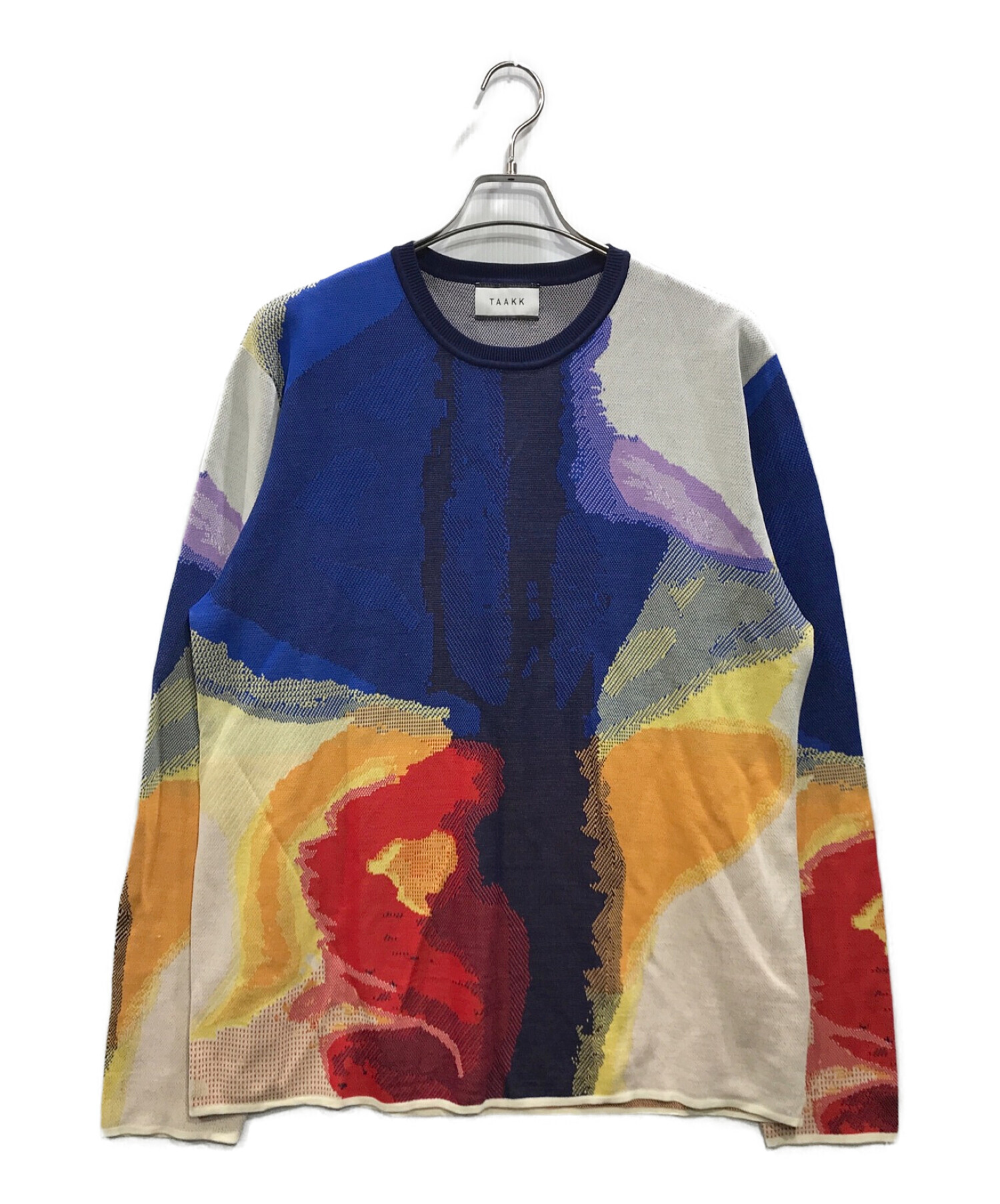 TAAKK 23SS JACQUARD KNIT サイズ:2 23ss TAAKK ターク JACQUARD KNIT ジャガードニット 2