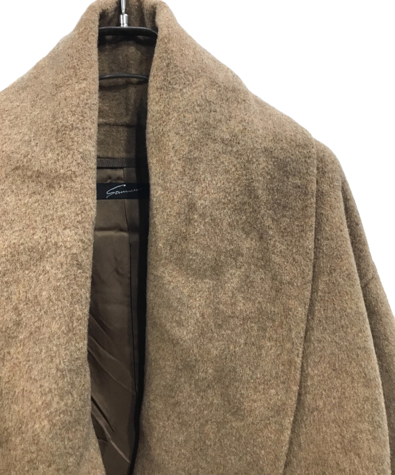 スタニングルアー　ショールリバーコート ブラウン サイズ0 中古・古着通販】STUNNING LURE (スタニングルアー) ショールリバー