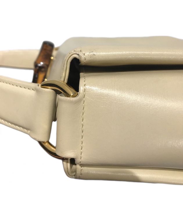 中古・古着通販】GUCCI (グッチ) オールドバンブーハンドバッグ