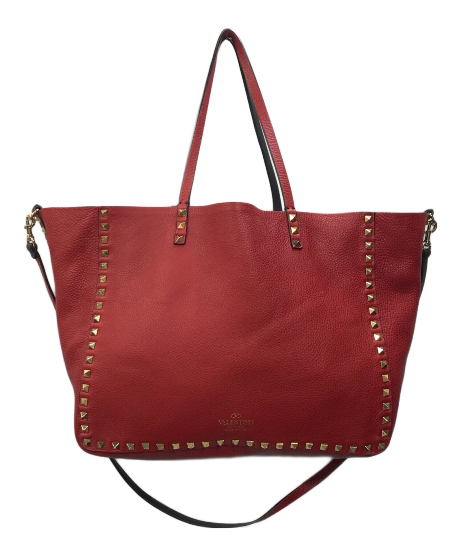 VALENTINO ヴァレンティノロック スタッズ リバーシブル トートバッグ