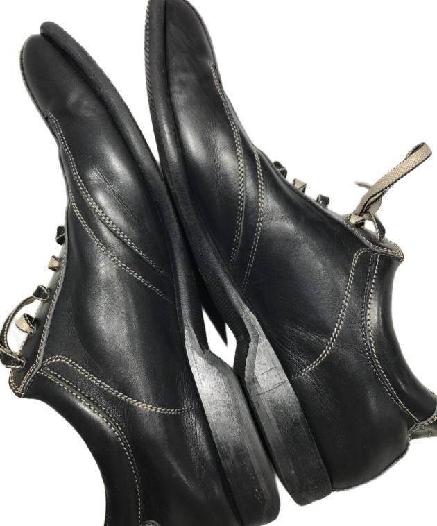 中古・古着通販】Harris (ハリス) レザースニーカー ブラック サイズ