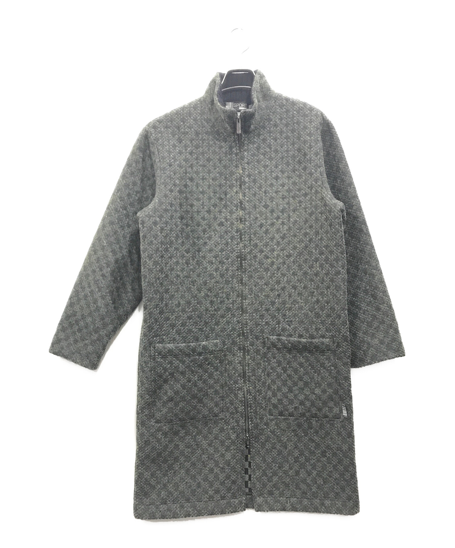 【ほぼ未使用】MISSONI（ミッソーニ）のケープコート 中古・古着通販】missoni sports (ミッソーニスポーツ) コート グレー