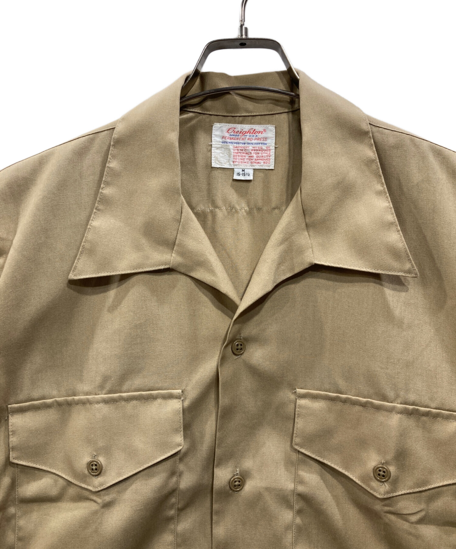 中古・古着通販】CREIGHTON (クレイトン) ワークシャツ ベージュ 