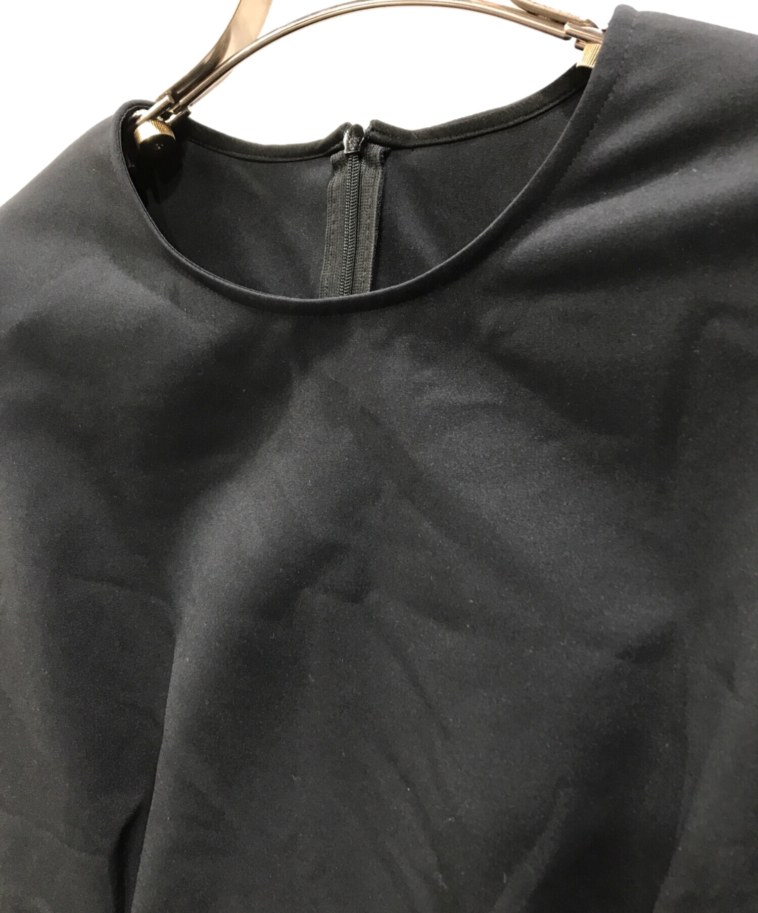 中古・古着通販】Rene (ルネ) パールノースリーブブラウス ネイビー 