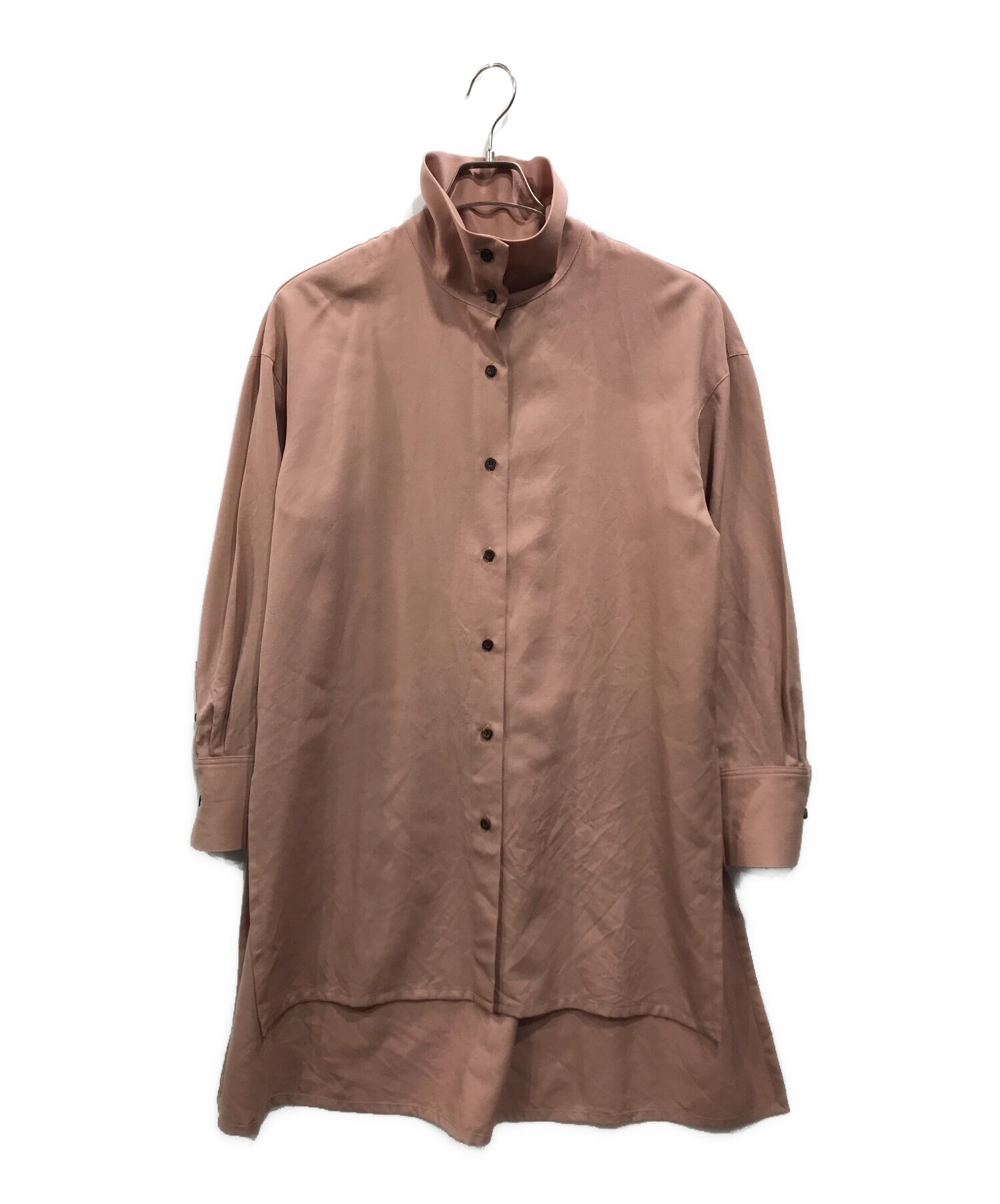 CABaN キャバン ウールツイル ハイネック ロングシャツ S CABaN キャバン ウールツイル ハイネック ロングシャツ S