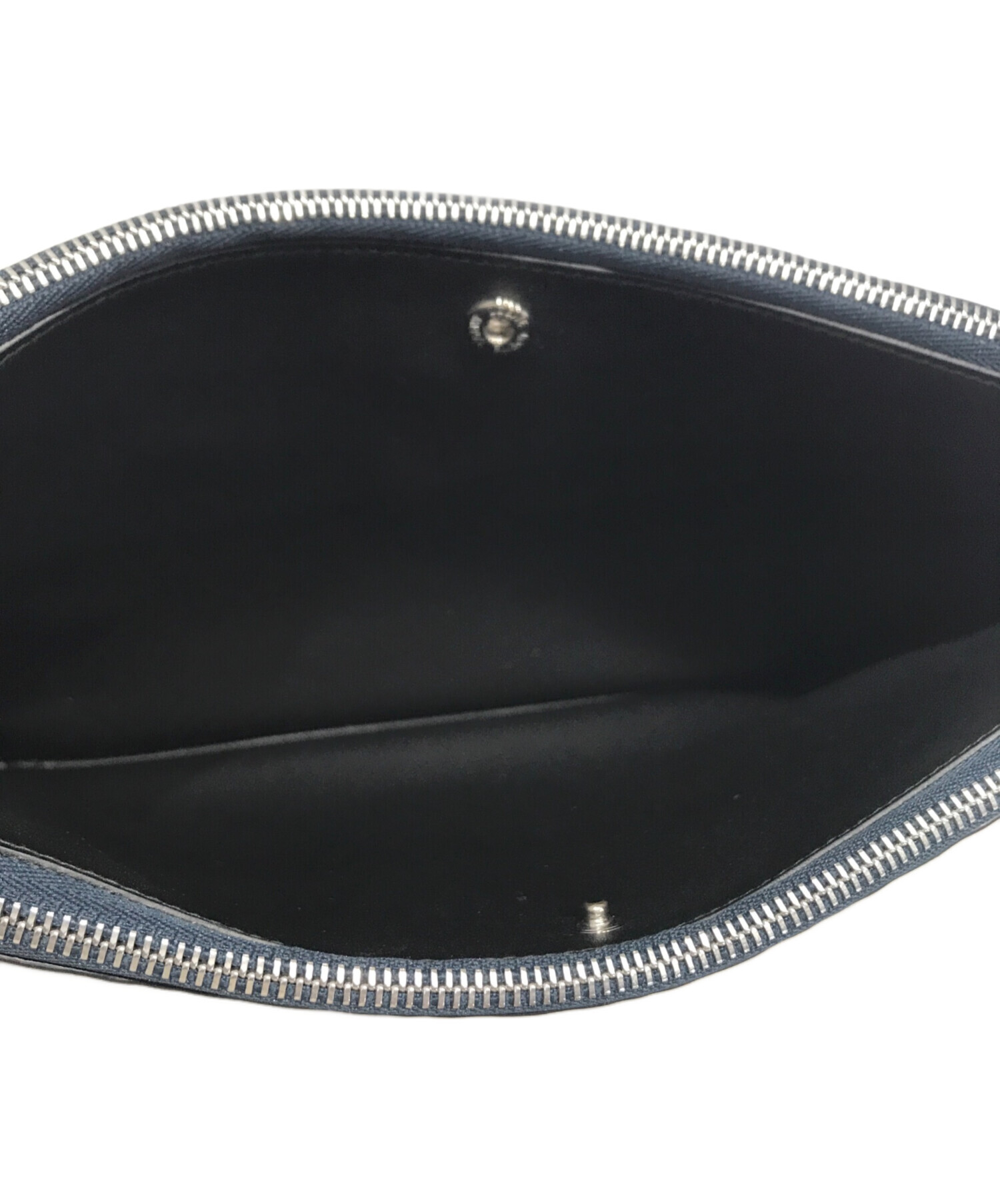 中古・古着通販】LOEWE (ロエベ) アナグラムクラッチバッグ ネイビー