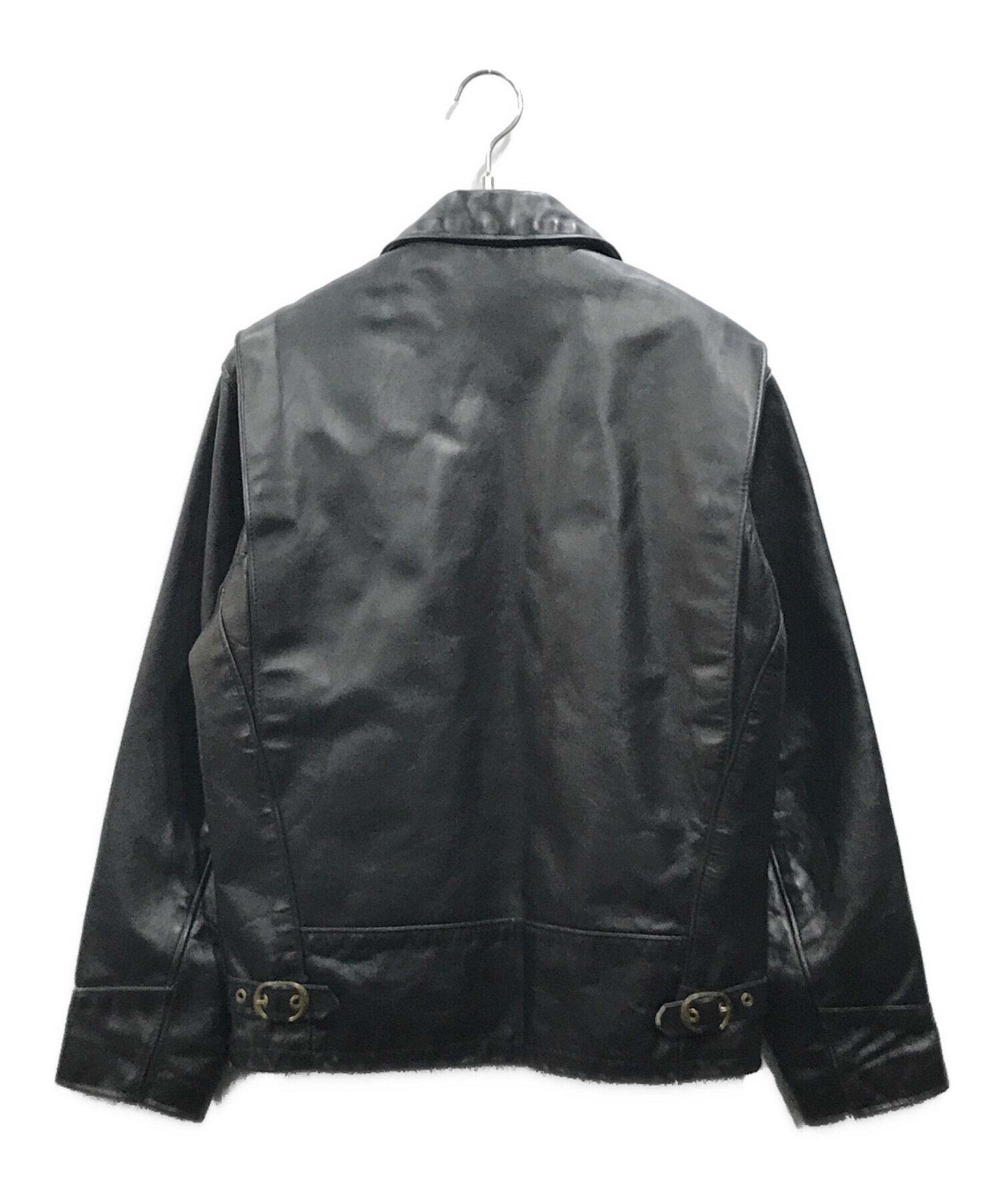 ⑧schott【38】AT101 ライナー付 米国製◇革ジャンninjaハーレー 中古