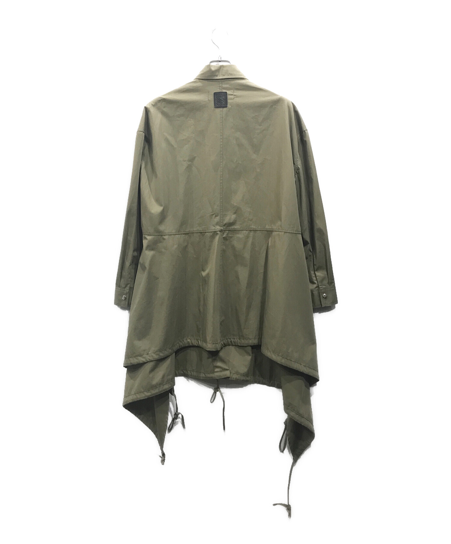 中古・古着通販】LOEWE (ロエベ) フィッシュテールコート カーキ