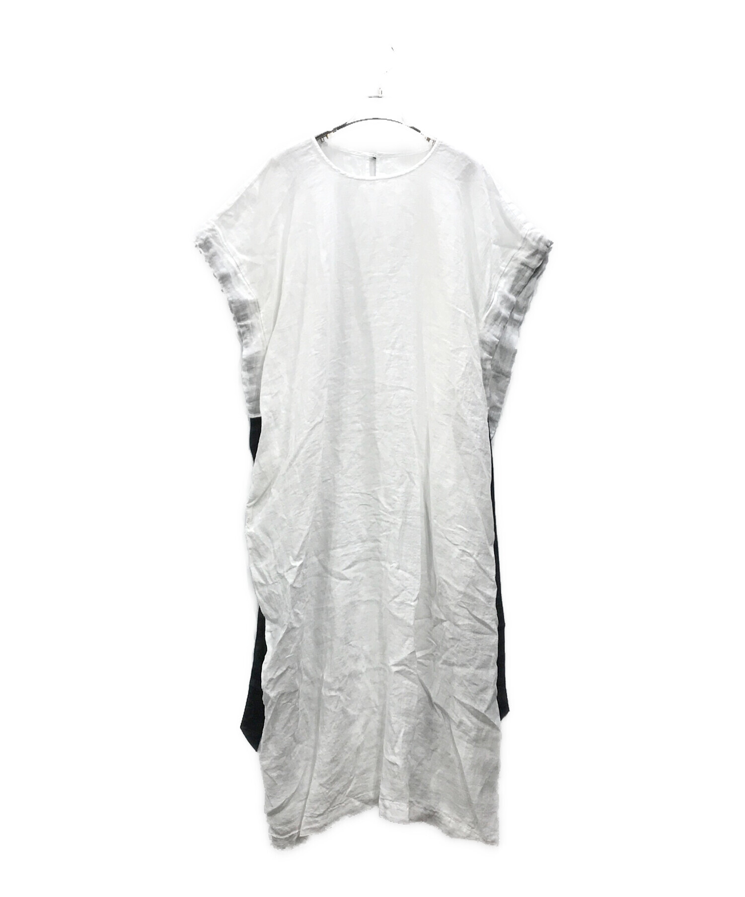 【美品】nest robe　ネストローブ リネンワンピース　アイボリー