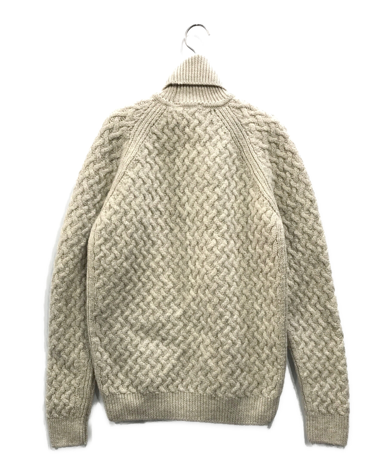 JOHN SMEDLEY ベージュ タートルネック M - トップス