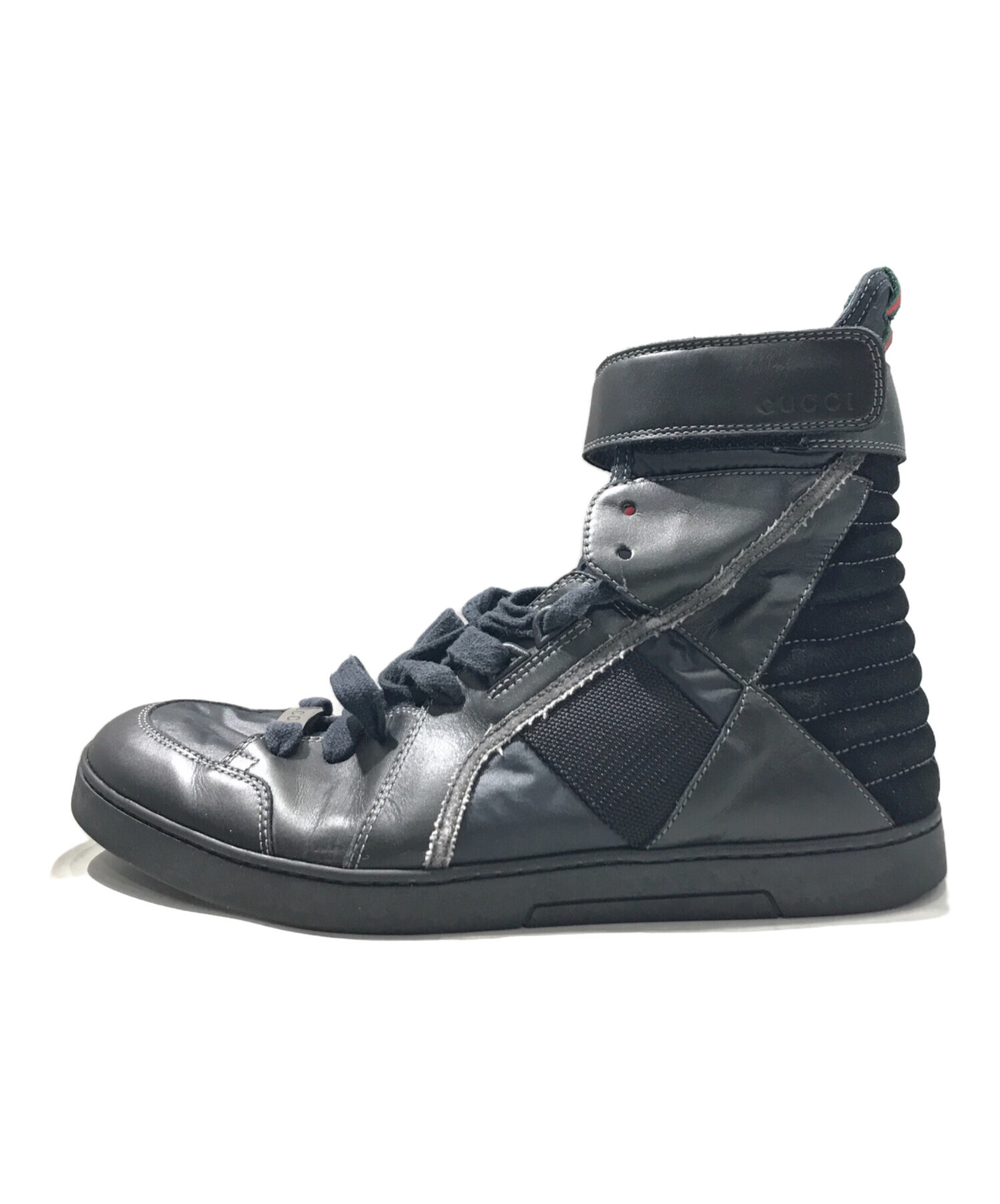 中古・古着通販】GUCCI (グッチ) シェリーラインハイカットスニーカー 