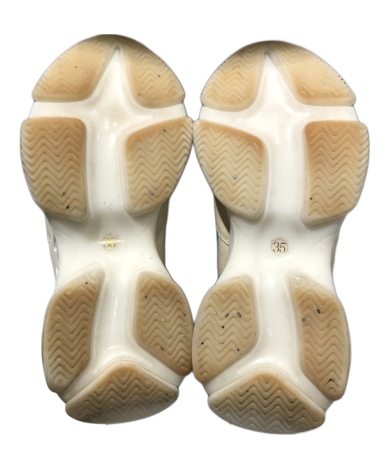 中古・古着通販】MANA (マナ) ダッドスニーカー ベージュ サイズ:35